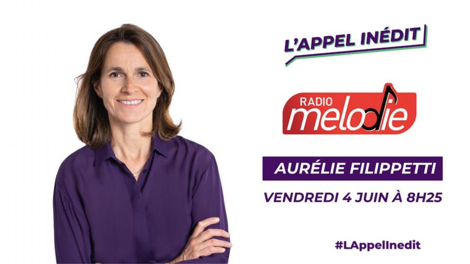 Aurélie Filippetti, candidate aux régionales pour ''L'Appel inédit'' 