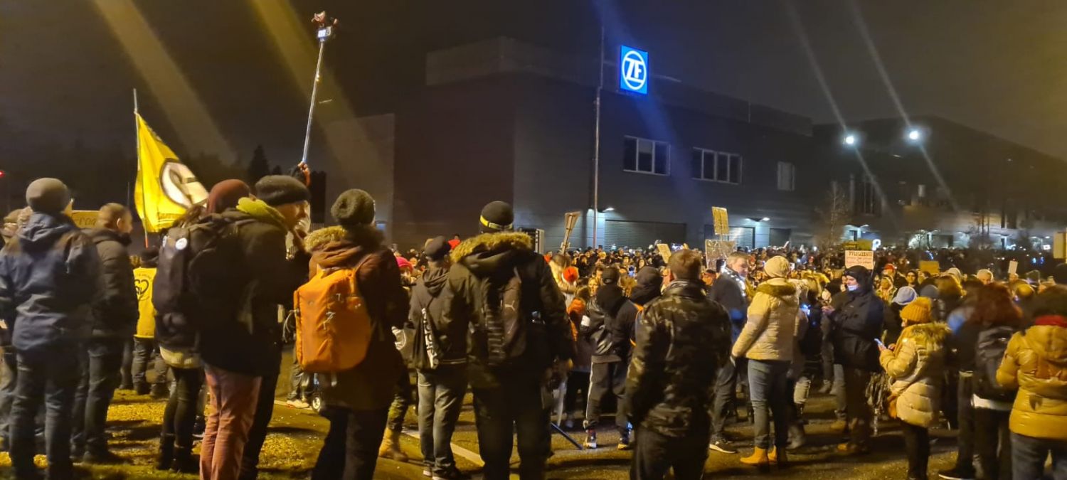 Sarrebruck/Spicheren : plus de 3000 manifestants contre les mesures sanitaires