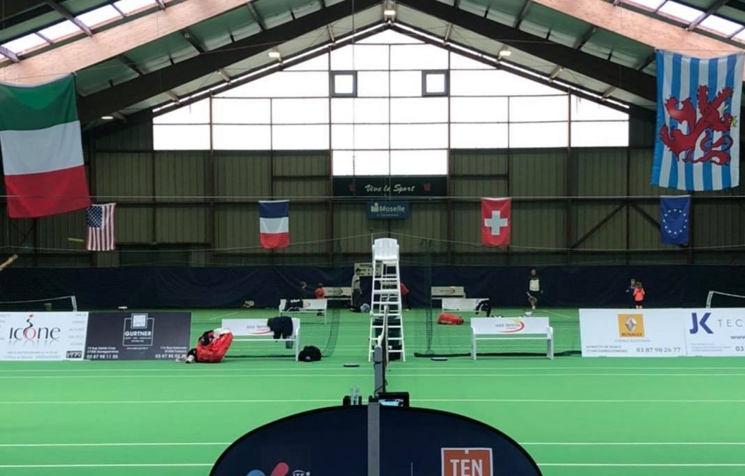 Les espoirs du tennis s'affrontent aux Internationaux de Sarreguemines cette semaine