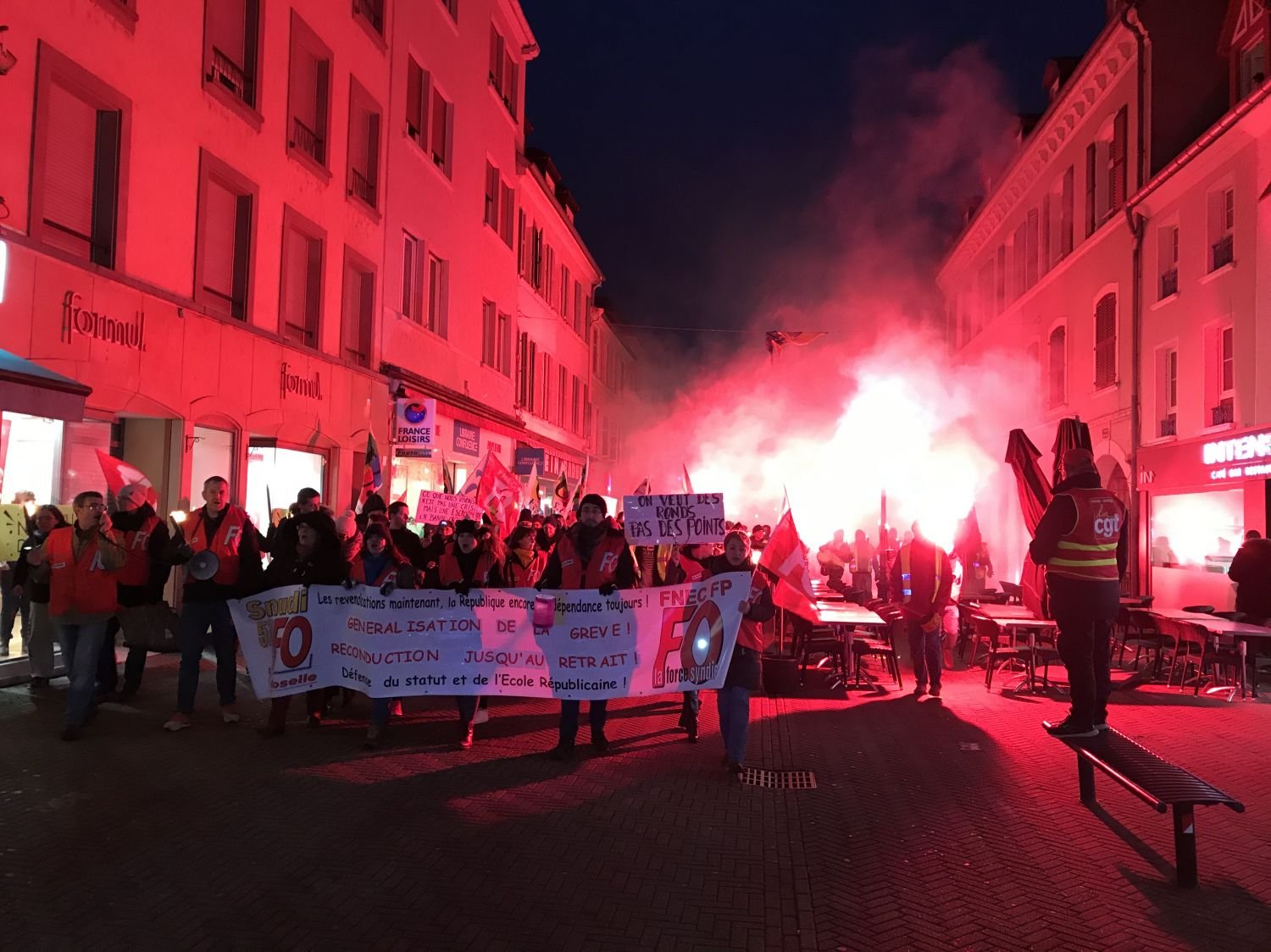 A Sarreguemines, la réforme des retraites, on n'en veut toujours pas !