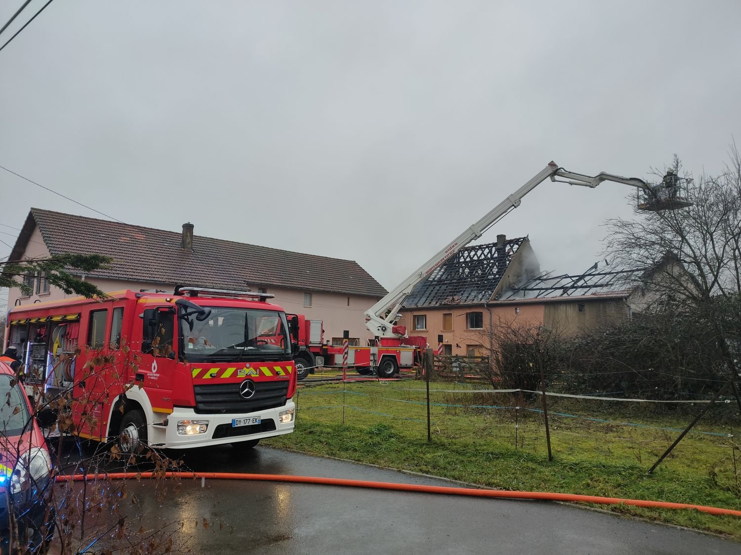 Un incendie détruit une habitation à Kappelkinger
