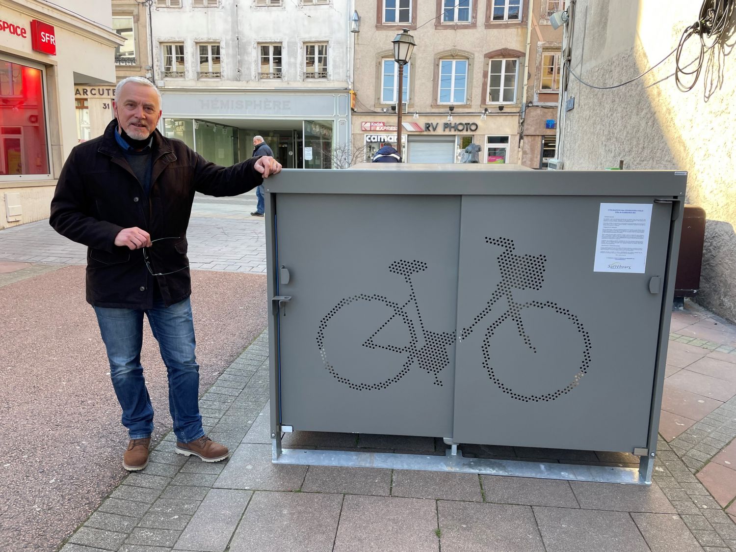 Sarrebourg : des box pour garer son vélo en toute sécurité 