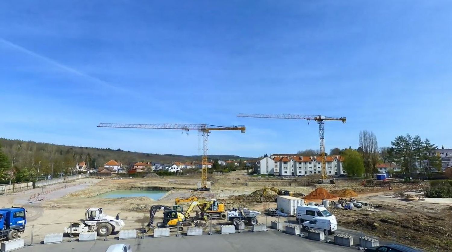 Sarreguemines : le chantier du Bliespark suit son cours 