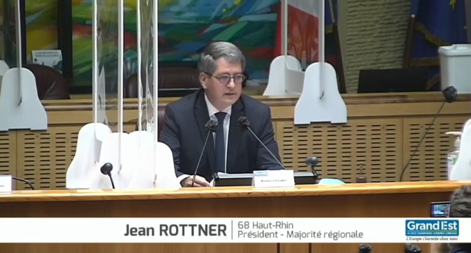 Jean Rottner quitte la présidence de la région Grand Est 