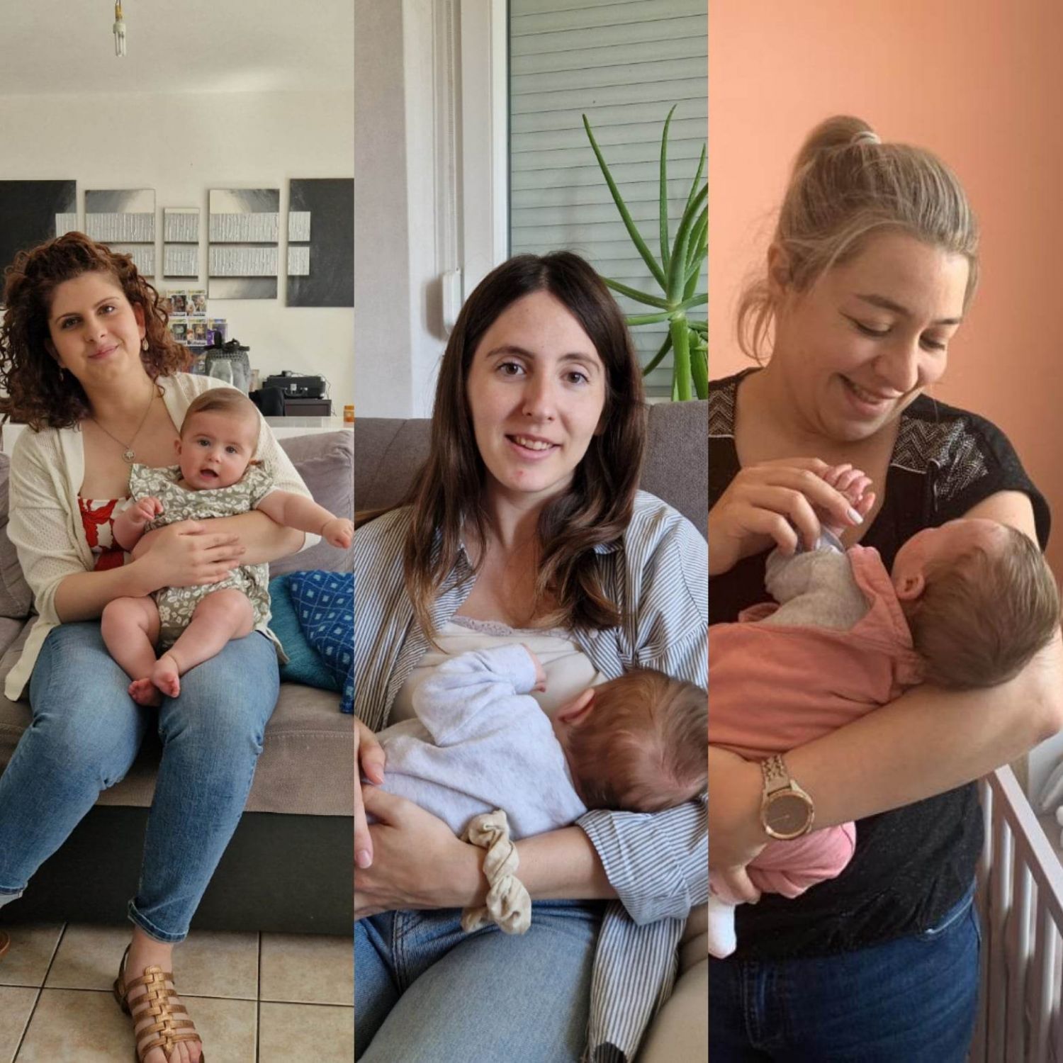 L'histoire de trois jeunes mamans pour leur première Fête des mères 
