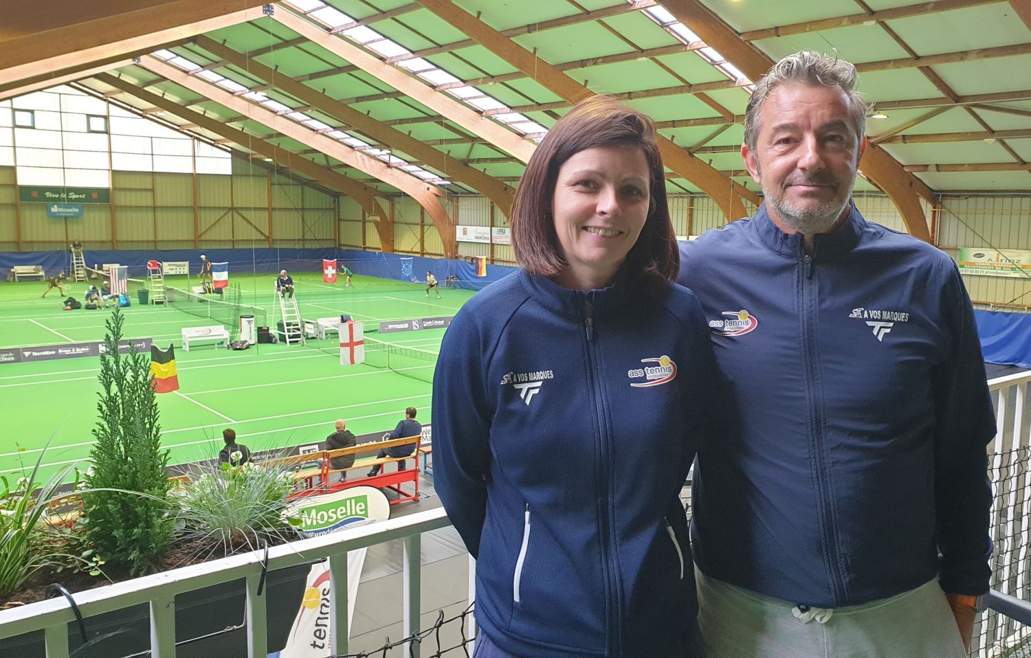 Alain Schott et Sylvie Philippi, fidèles à l’ASS Tennis depuis plus de 30 ans