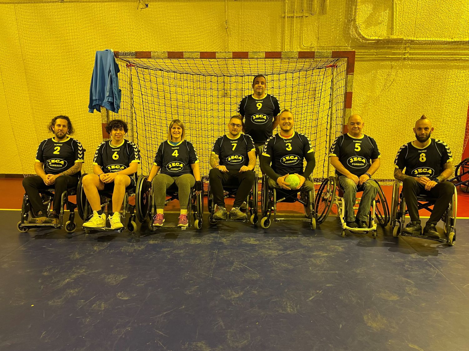 Le club de handball lance sa première équipe en fauteuil roulant 