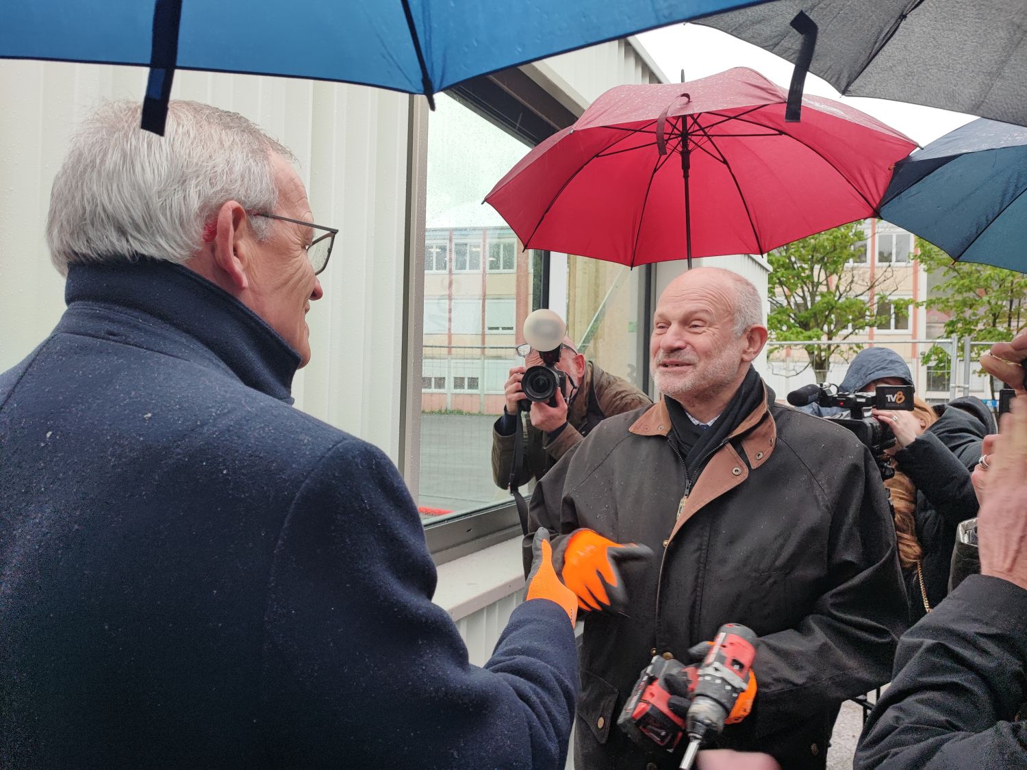 Première vis scellée pour la restructuration à neuf du collège Untersteller