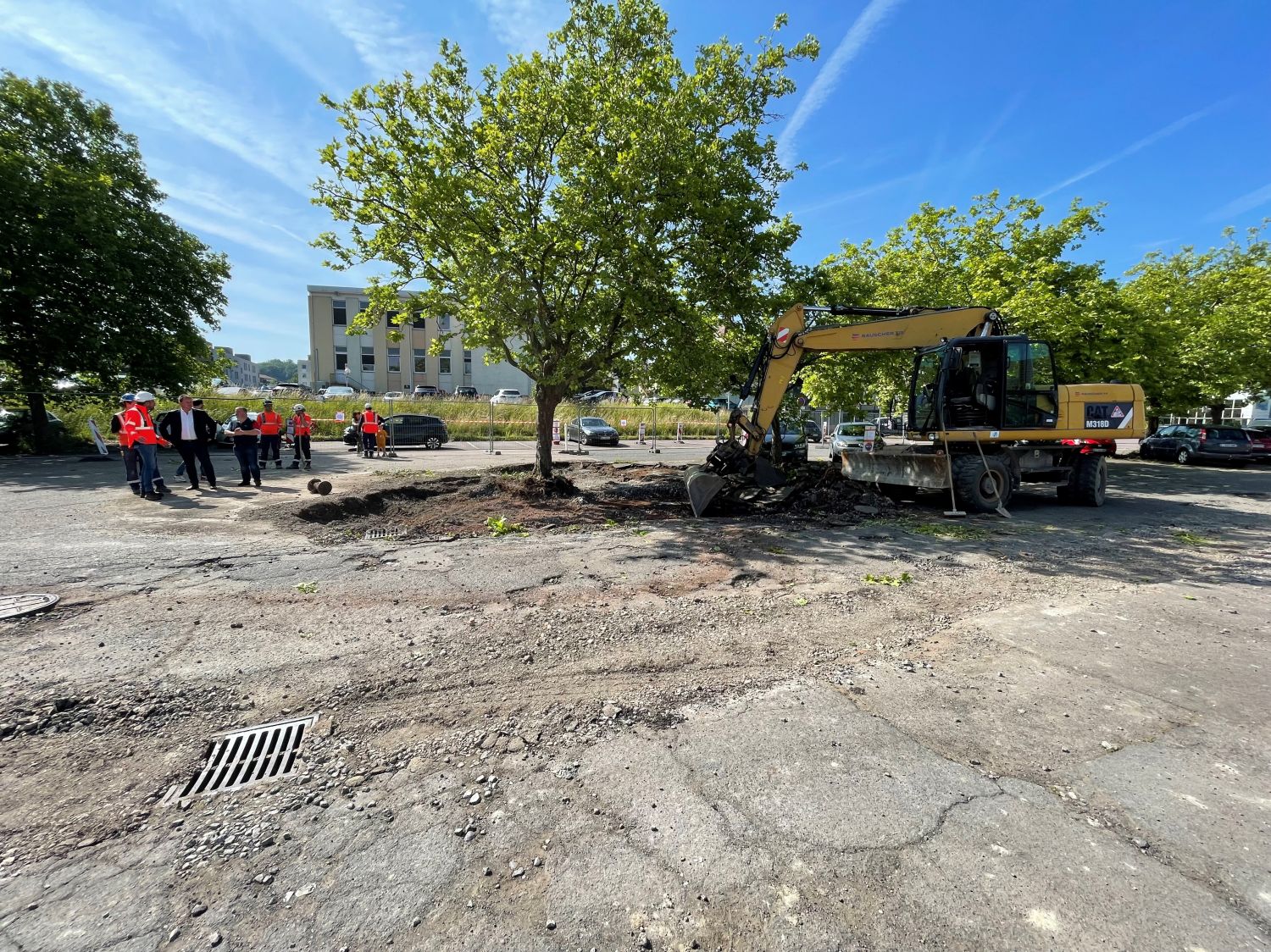 Le parking de la gare SNCF se refait une beauté à Forbach