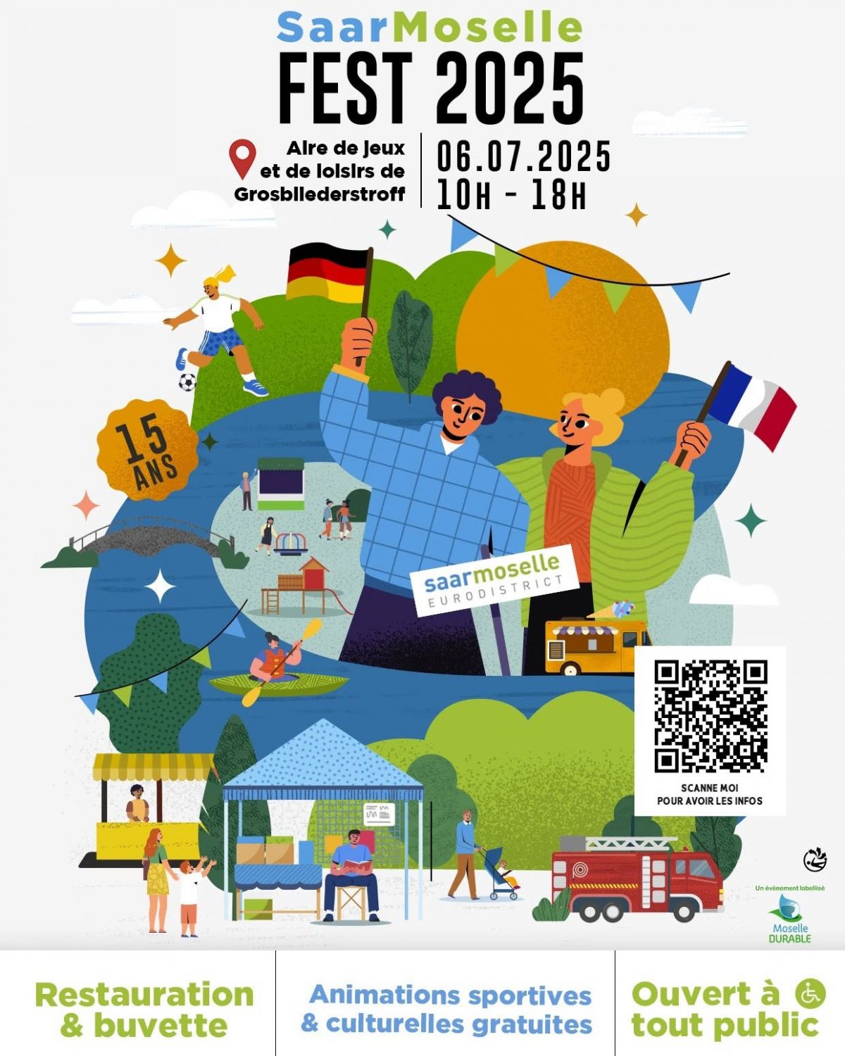 L’Eurodistrict SaarMoselle fête ses 15 ans ce dimanche avec une fête franco-allemande