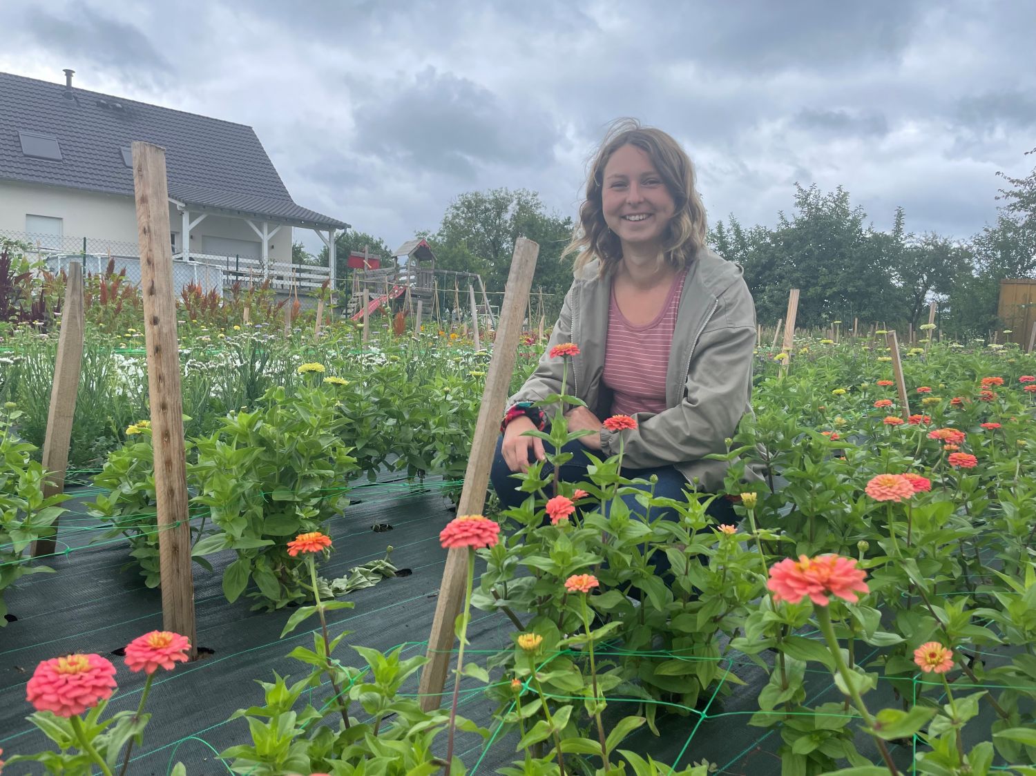 Du champ au pot, Claire Anthony cultive plusieurs dizaines de variétés de fleurs