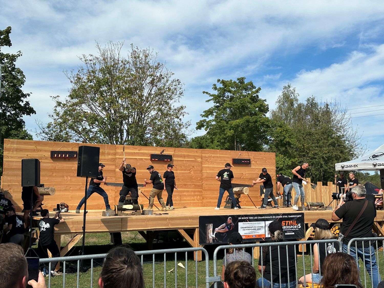 La fête du bucheronnage accueillera la finale du championnat de France