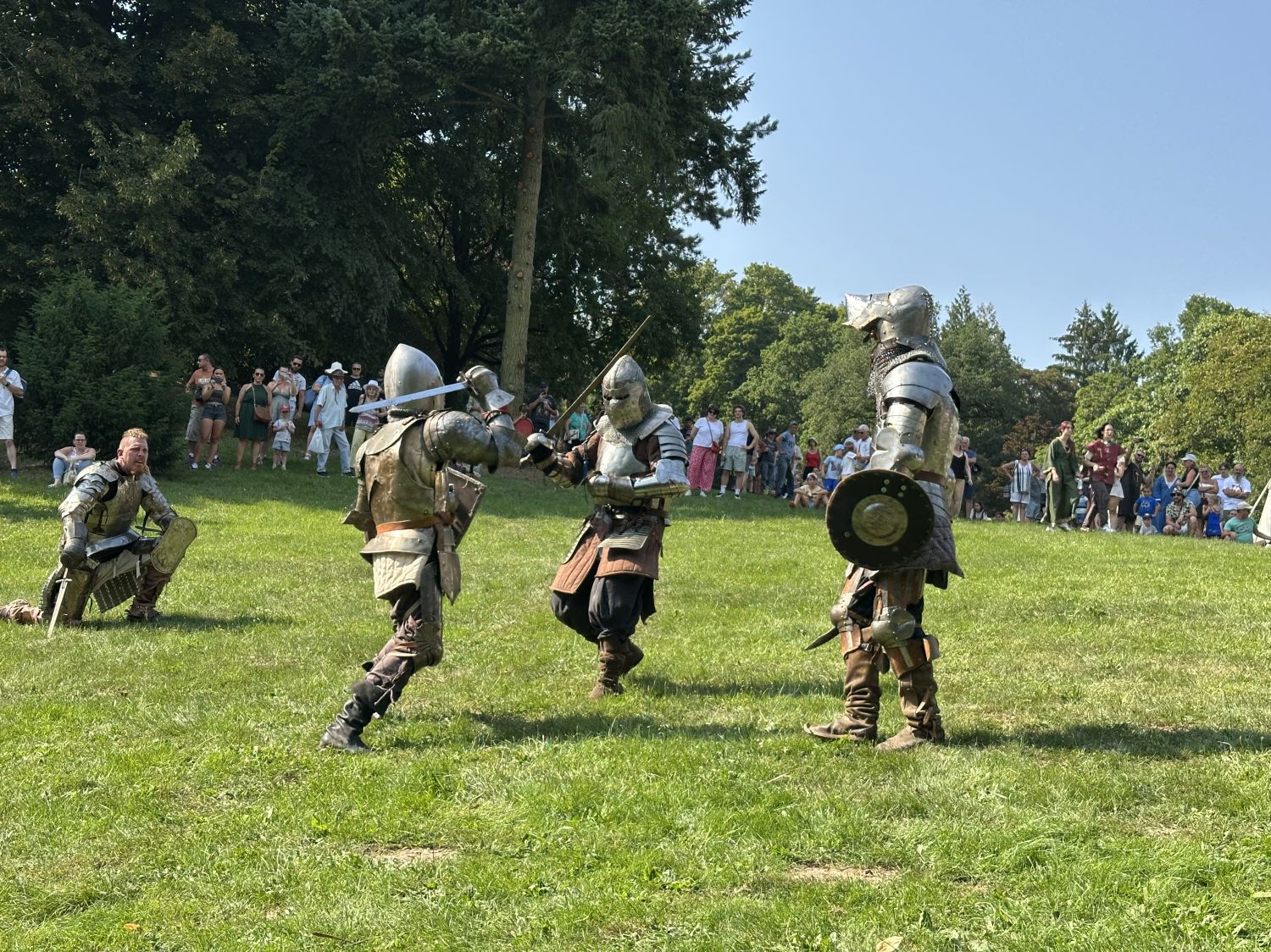 Des scènes Hollywoodiennes à la fête médiévale de Forbach