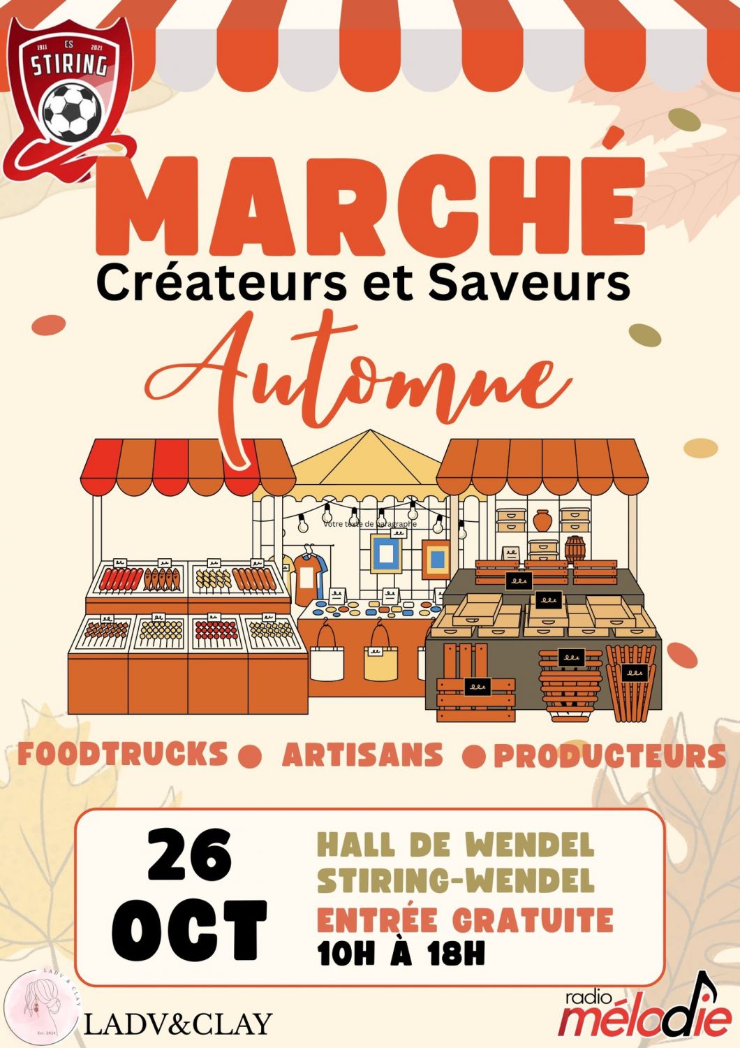 Un marché d’automne mêlant saveurs et artisanat ce dimanche