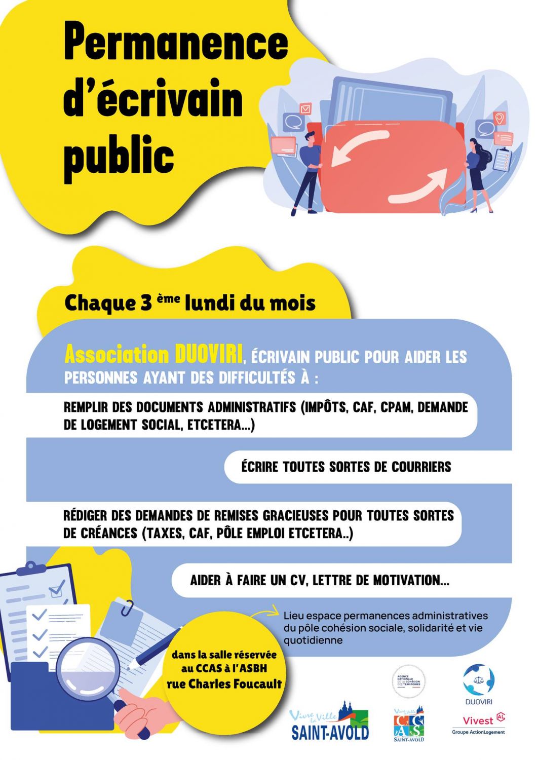 A Saint-Avold, l’association Duoviri vous aide à remplir vos papiers