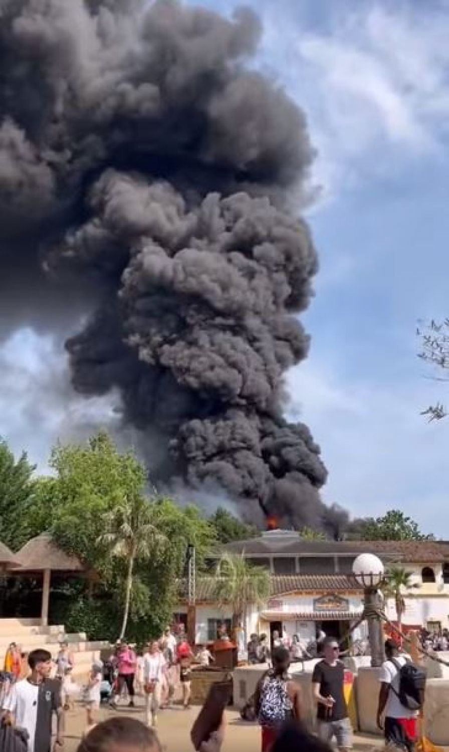 Un impressionnant incendie s’est déclaré hier à Europapark