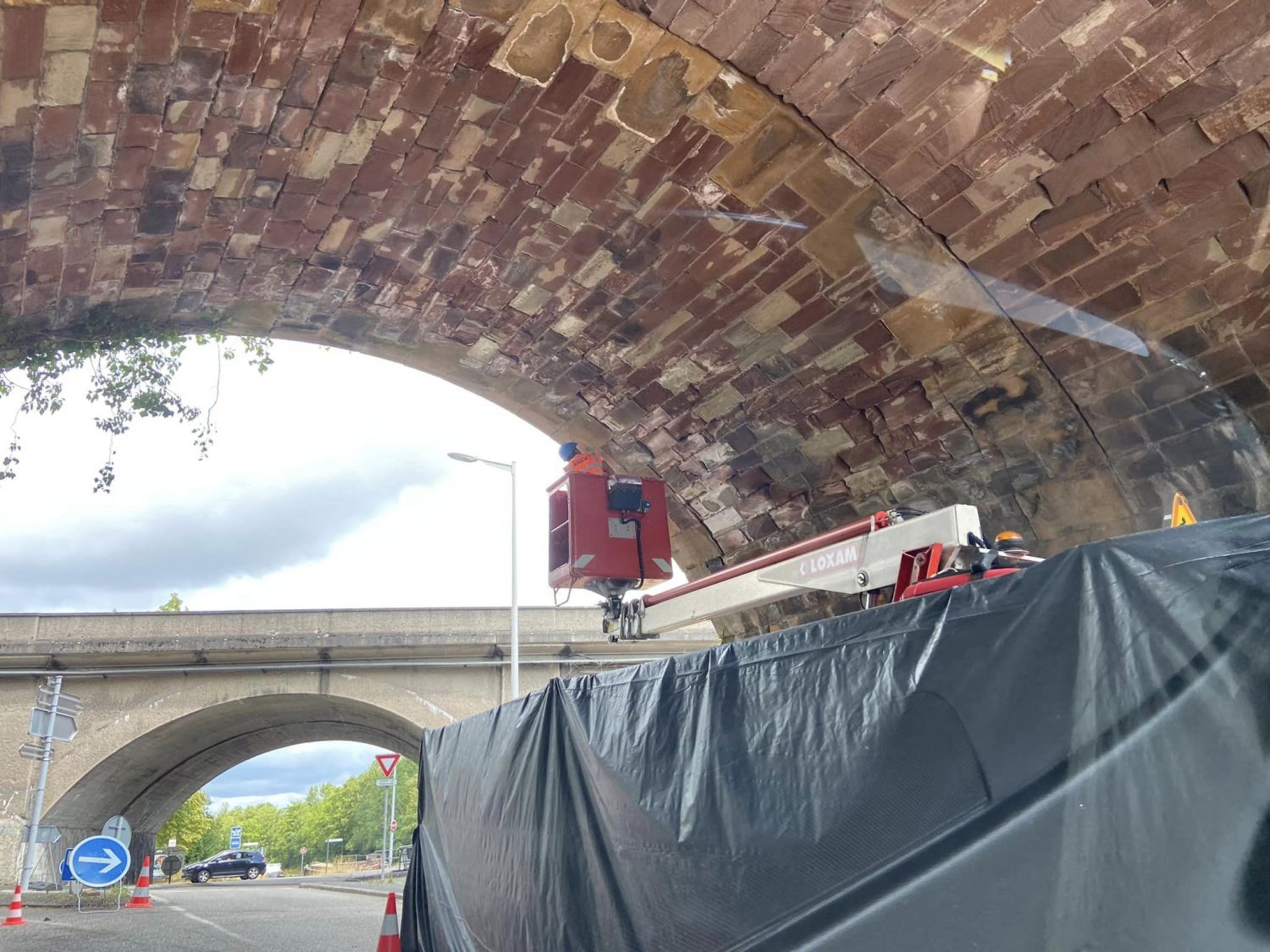 Bonne nouvelle, la route sous le pont de Steinbach à Rémelfing est à nouveau accessible