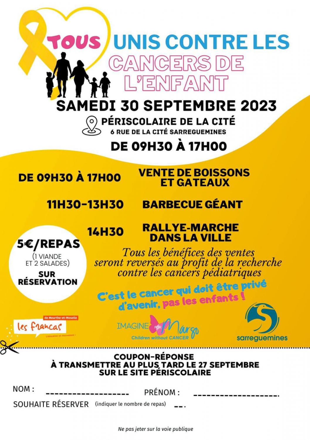 Les Francas se mobilisent contre le cancer pédiatrique