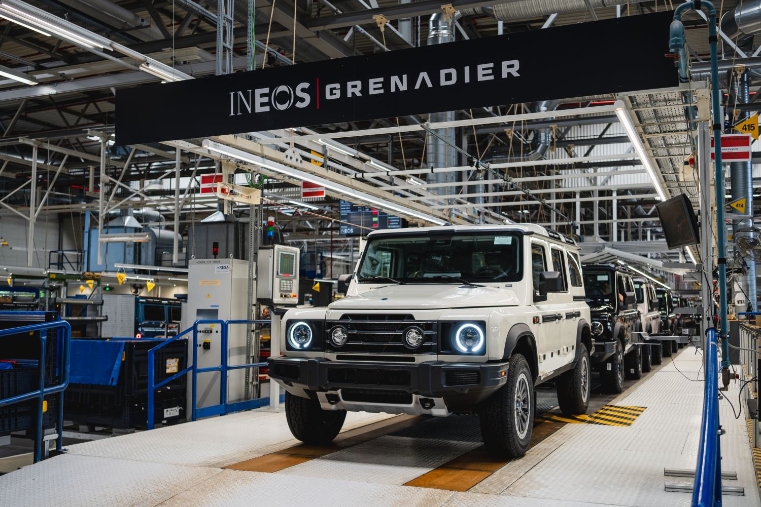 Plus de 7 000 véhicules Grenadier produits à Hambach vont partir en Amérique du Nord