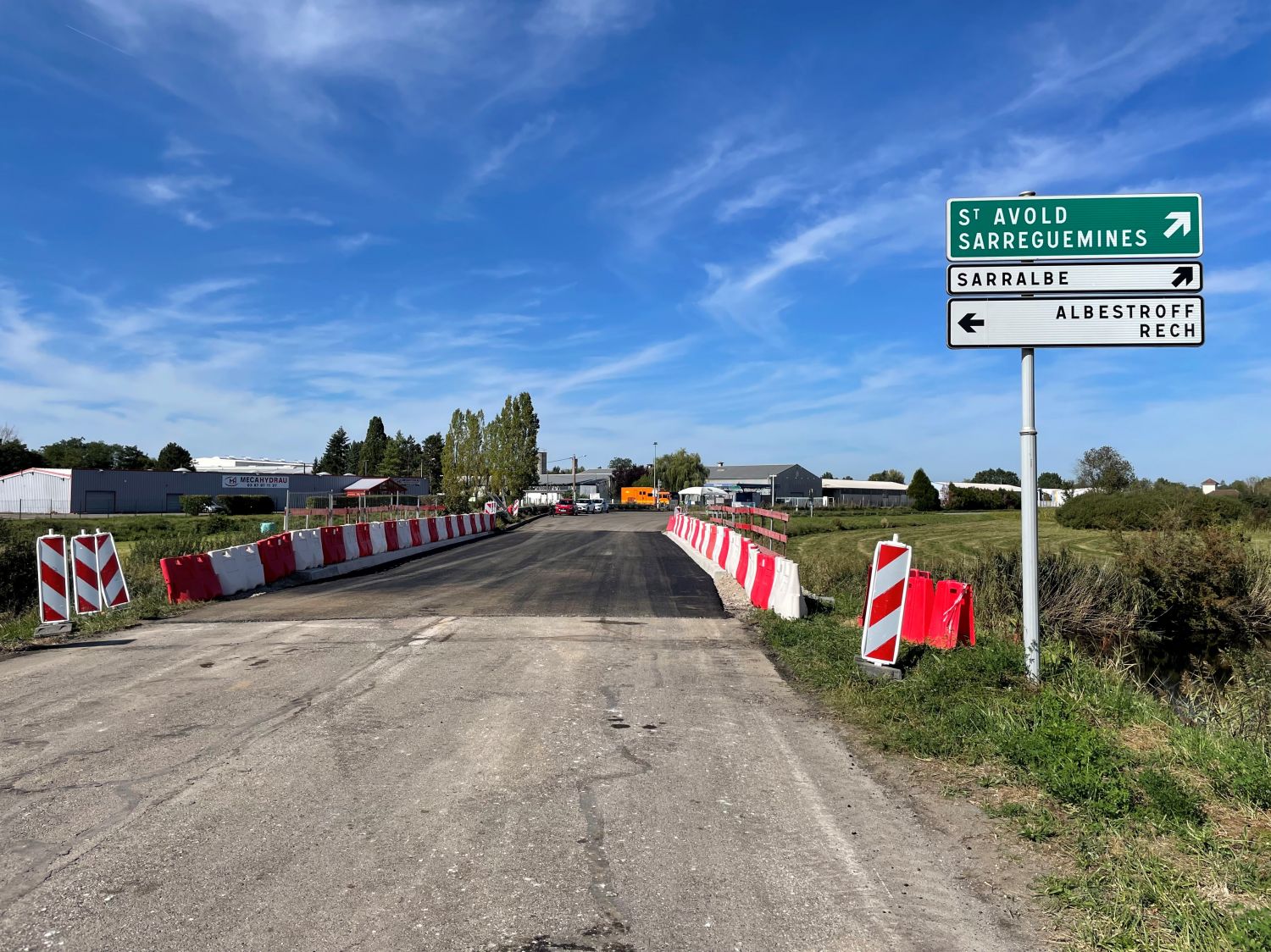La route est rouverte entre Sarralbe et KeskastelÂ