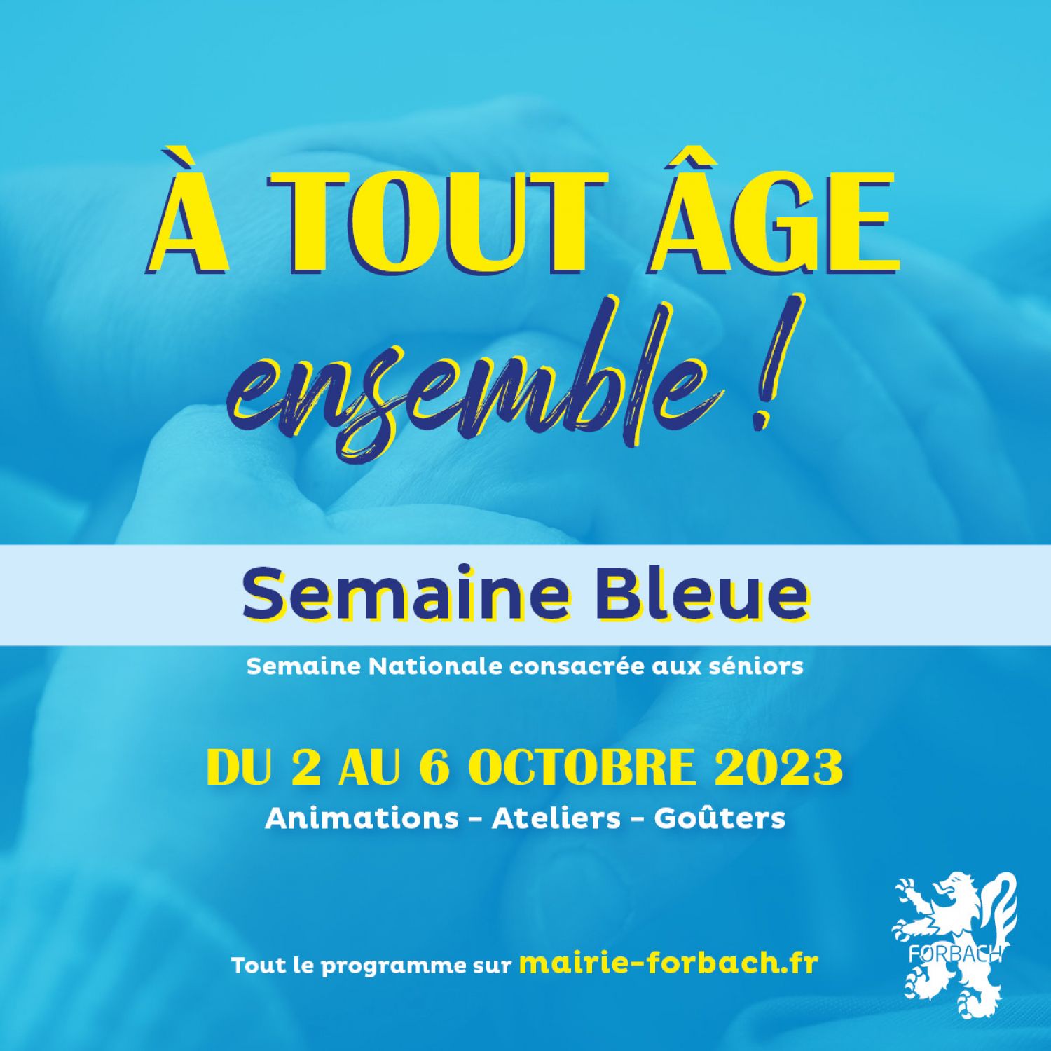 A l’occasion de la semaine bleue, la ville de Forbach organise des après-midis pour les personnes âgées