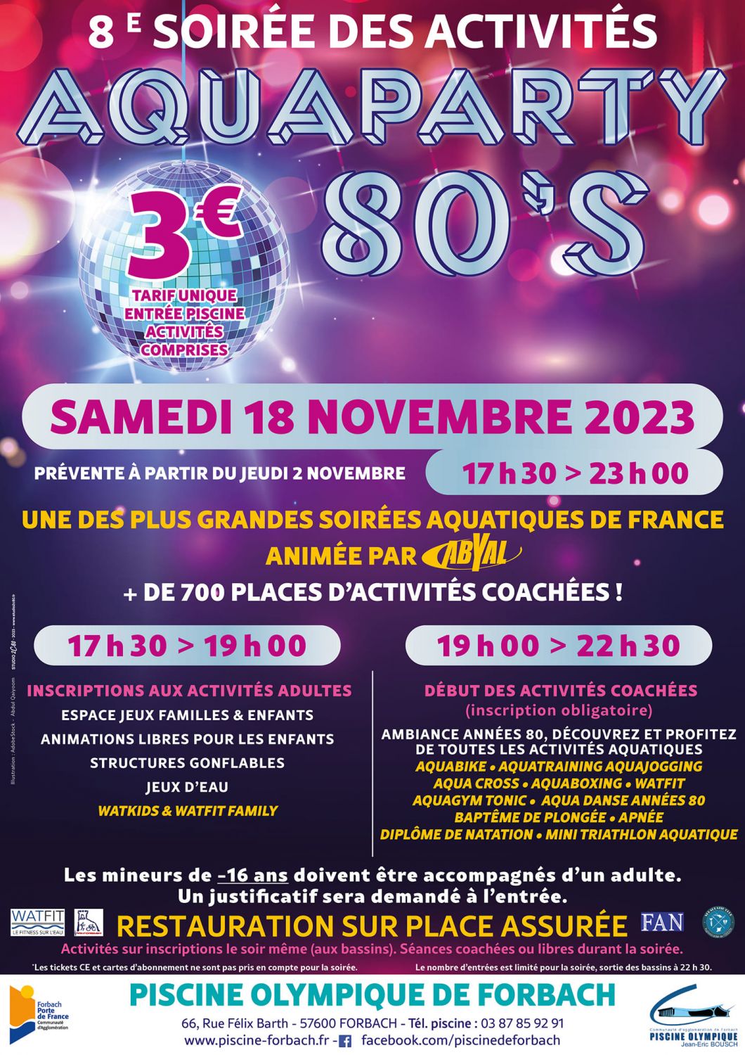 Ce week-end, jetez-vous à l’eau pour une soirée disco !