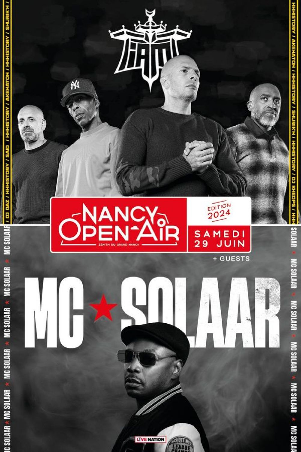 IAM et MC Solaar seront sur la scène du Nancy Open Air cet été