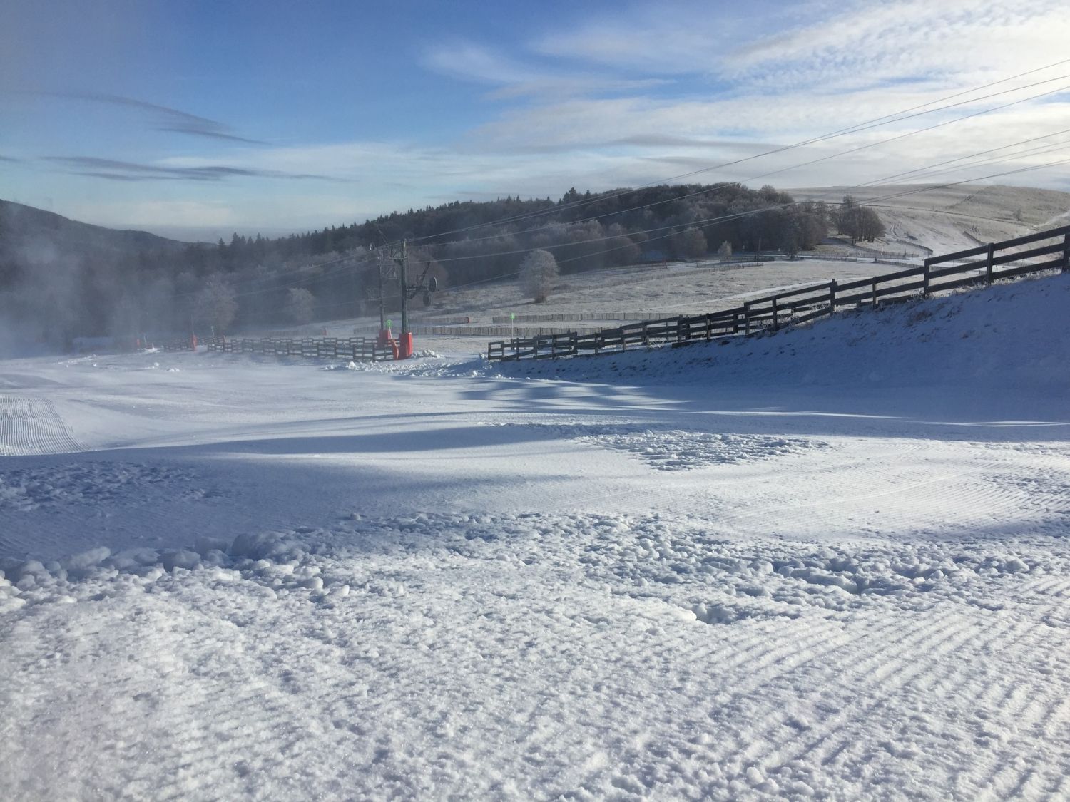 Dans le massif des Vosges, la station du Markstein sera bien ouverte ce week-end