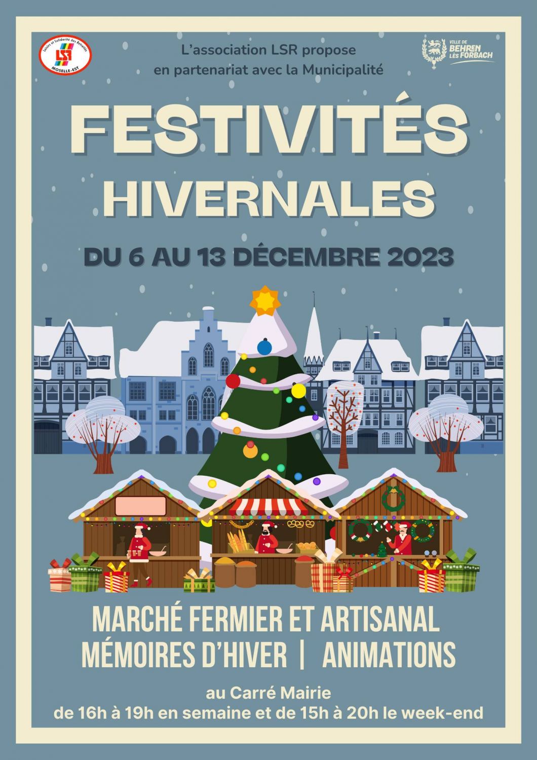 Les festivités de Noël démarrent mercredi à Behren-lès-Forbach