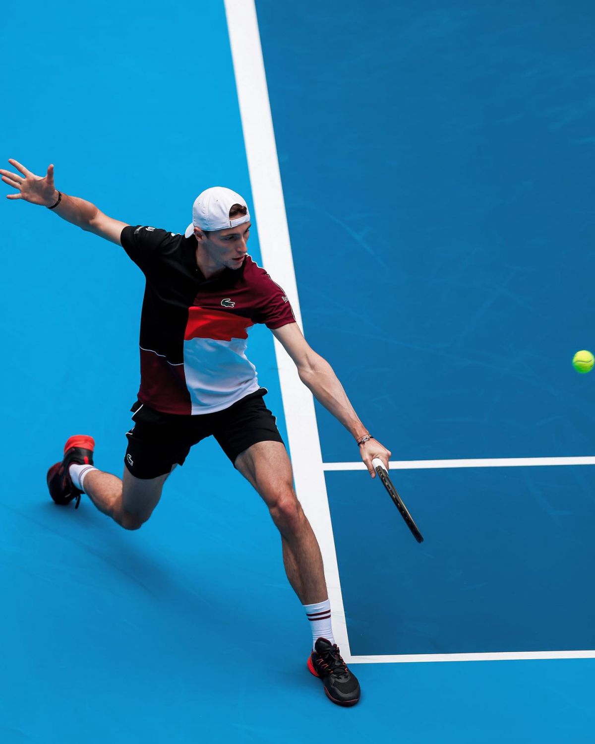 Le tennisman messin Ugo Humbert n’a rien pu faire hier face à Gaël Monfils