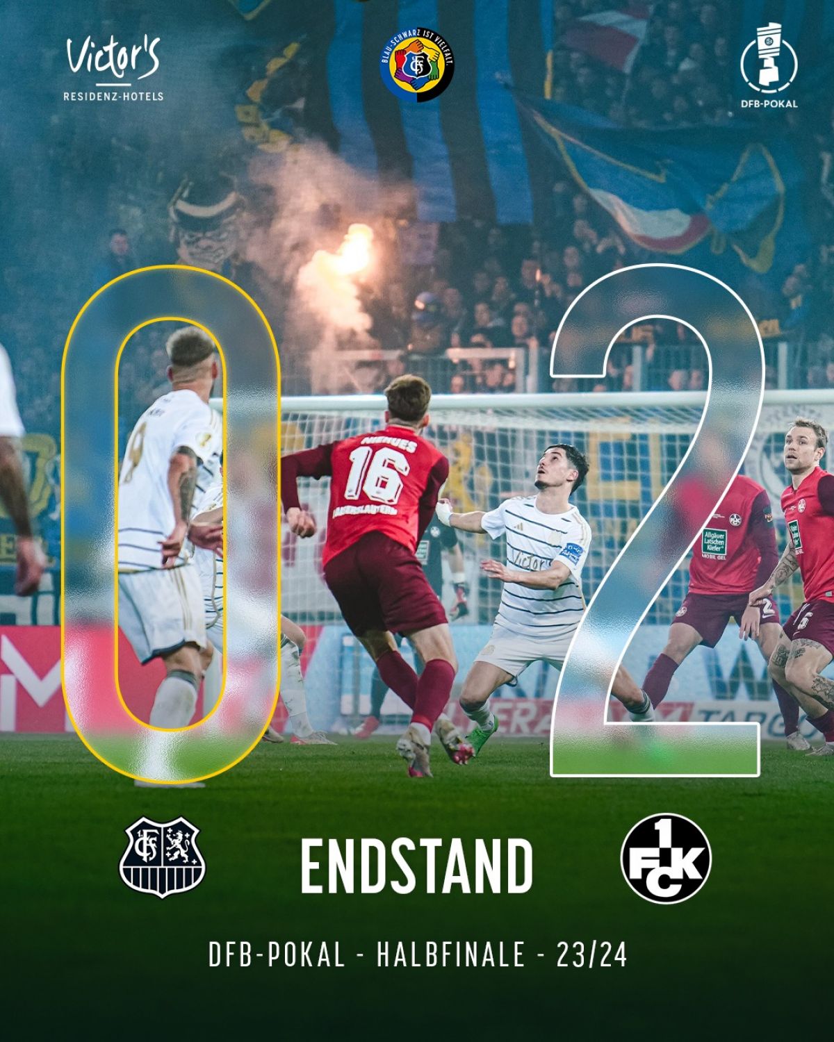 La Coupe d’Allemagne s’est arrêtée hier soir pour le FC Sarrebruck