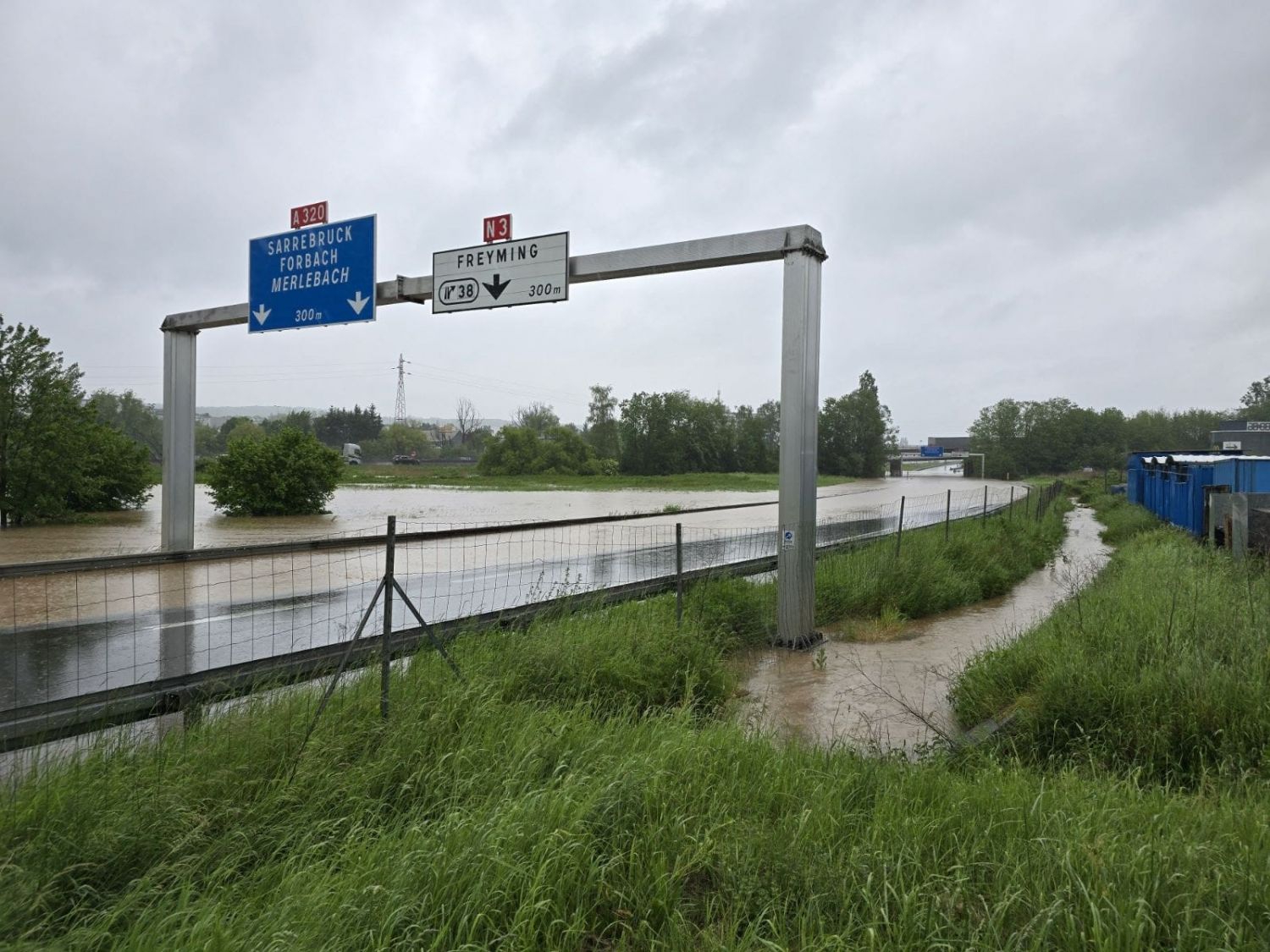 Aucun blessé et aucun décès hier suite aux intempéries en Moselle Est et en Alsace Bossue