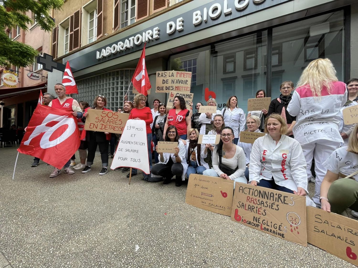 Toujours aucun accord entre syndicats et direction chez les laboratoires Biogroup Lorraine
