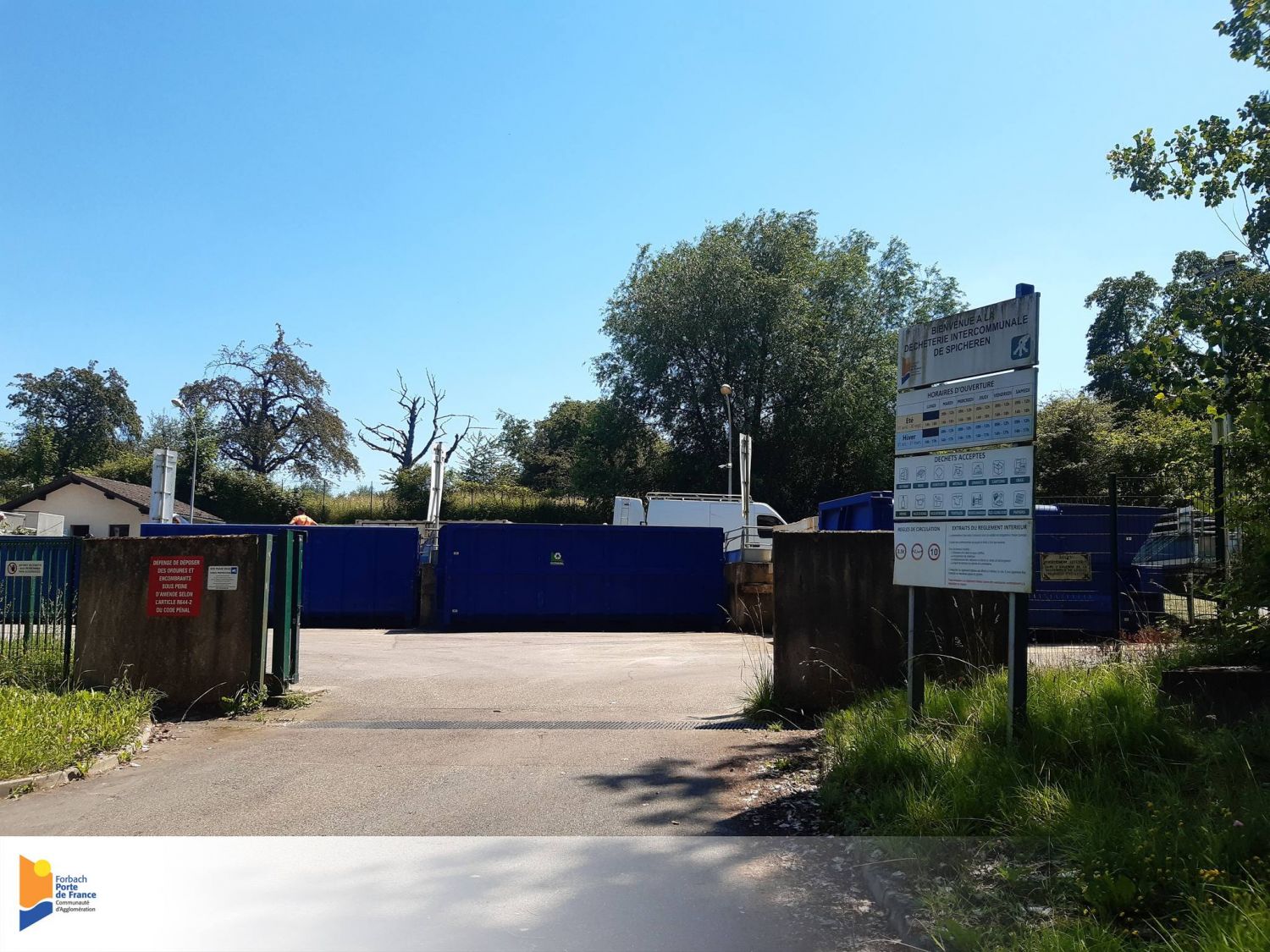 Des travaux démarrent ce jeudi à la déchèterie de Spicheren