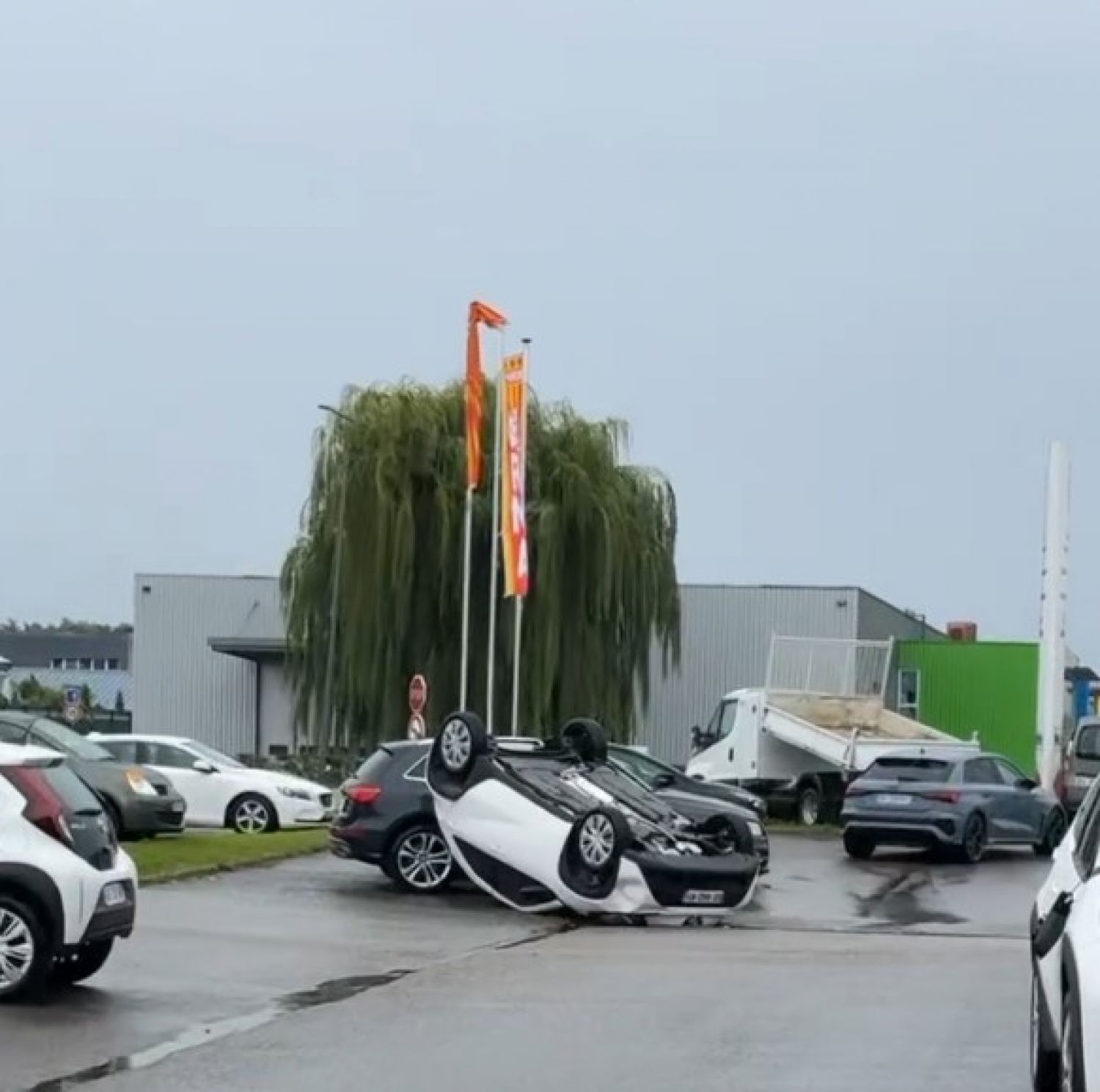 Une tornade a fait des dégâts hier à Brumath, dans le Bas-Rhin
