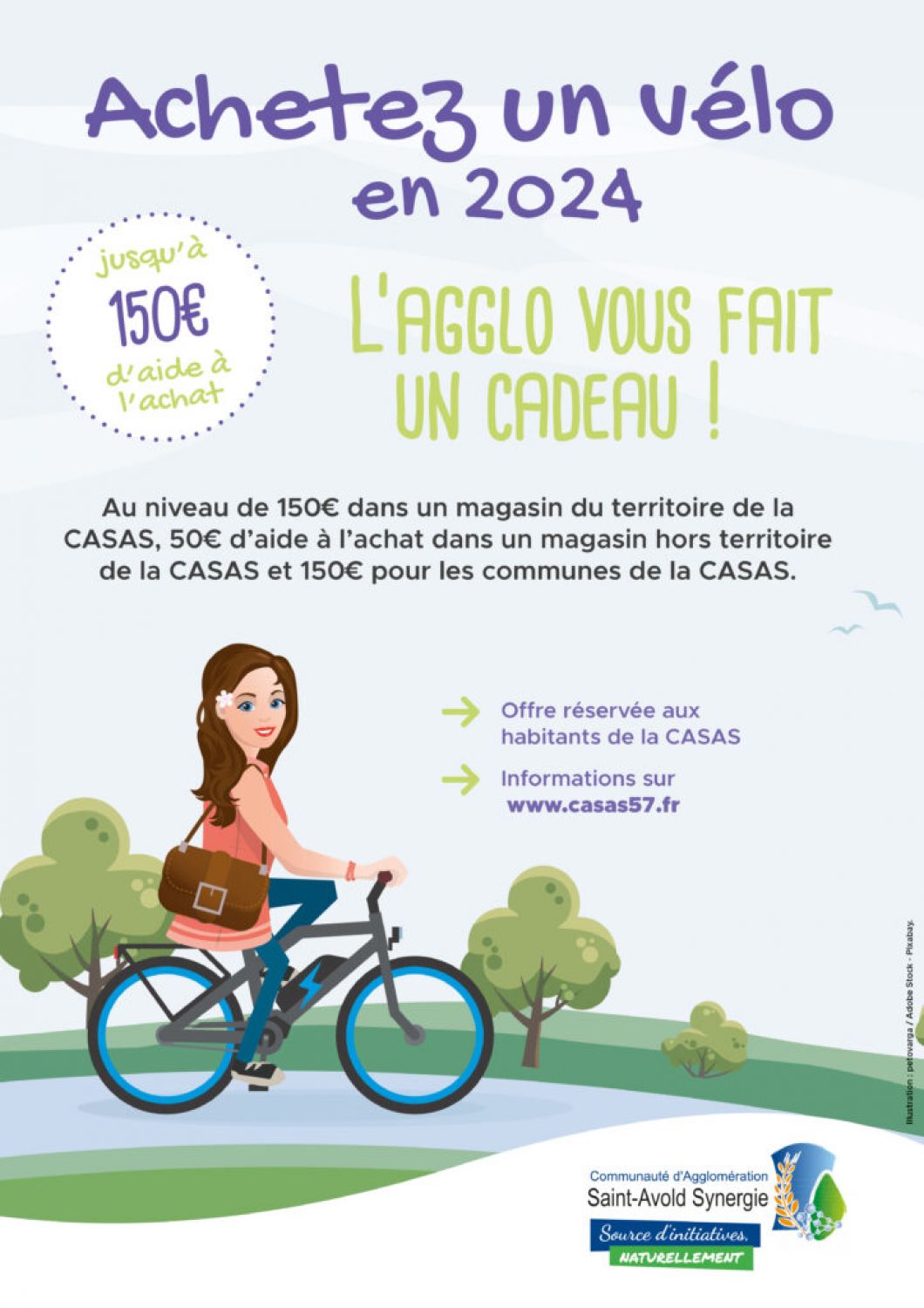 L’agglo de Saint-Avold propose des aides pour l’achat d’un vélo à assistance électrique