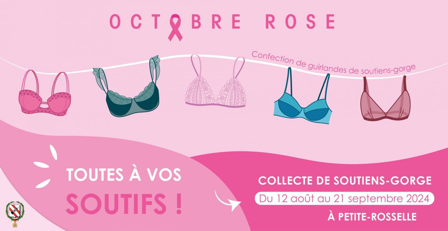 La ville de Petite-Rosselle lance une collecte de soutien-gorge