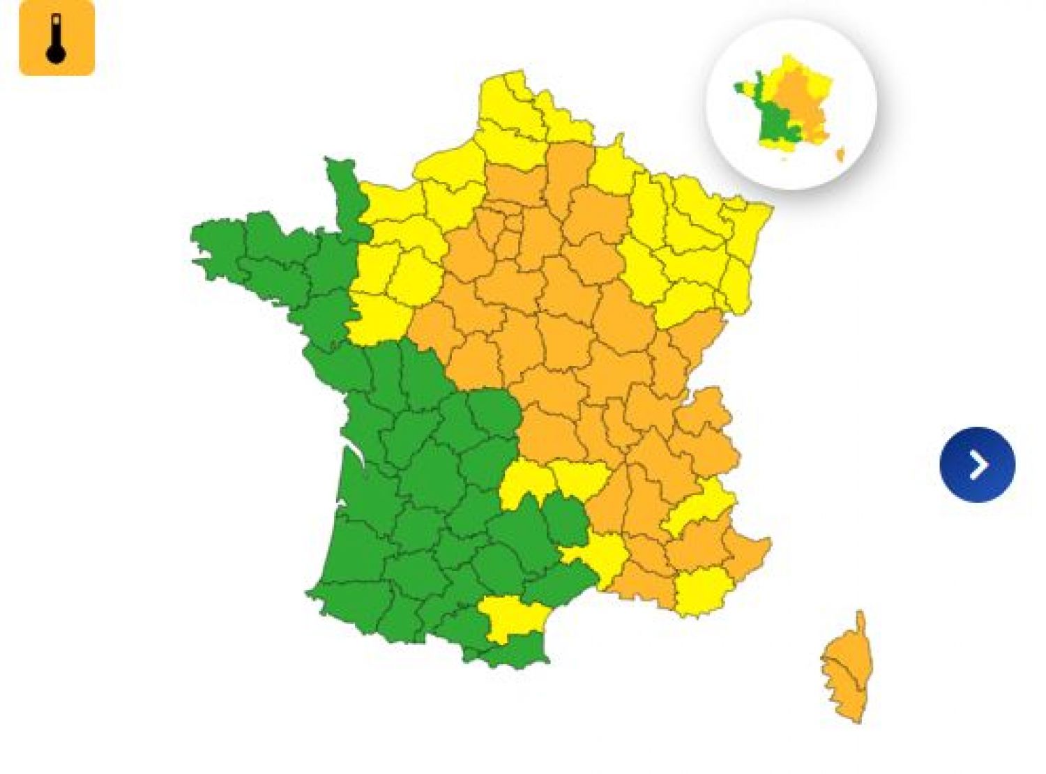 La Moselle et le Bas-Rhin sont en vigilance jaune canicule