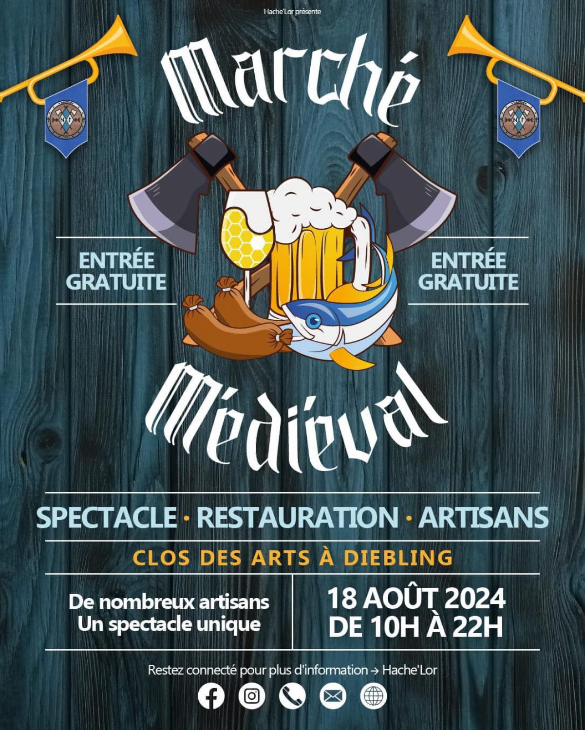 Un marché médiéval est organisé à Diebling ce dimanche