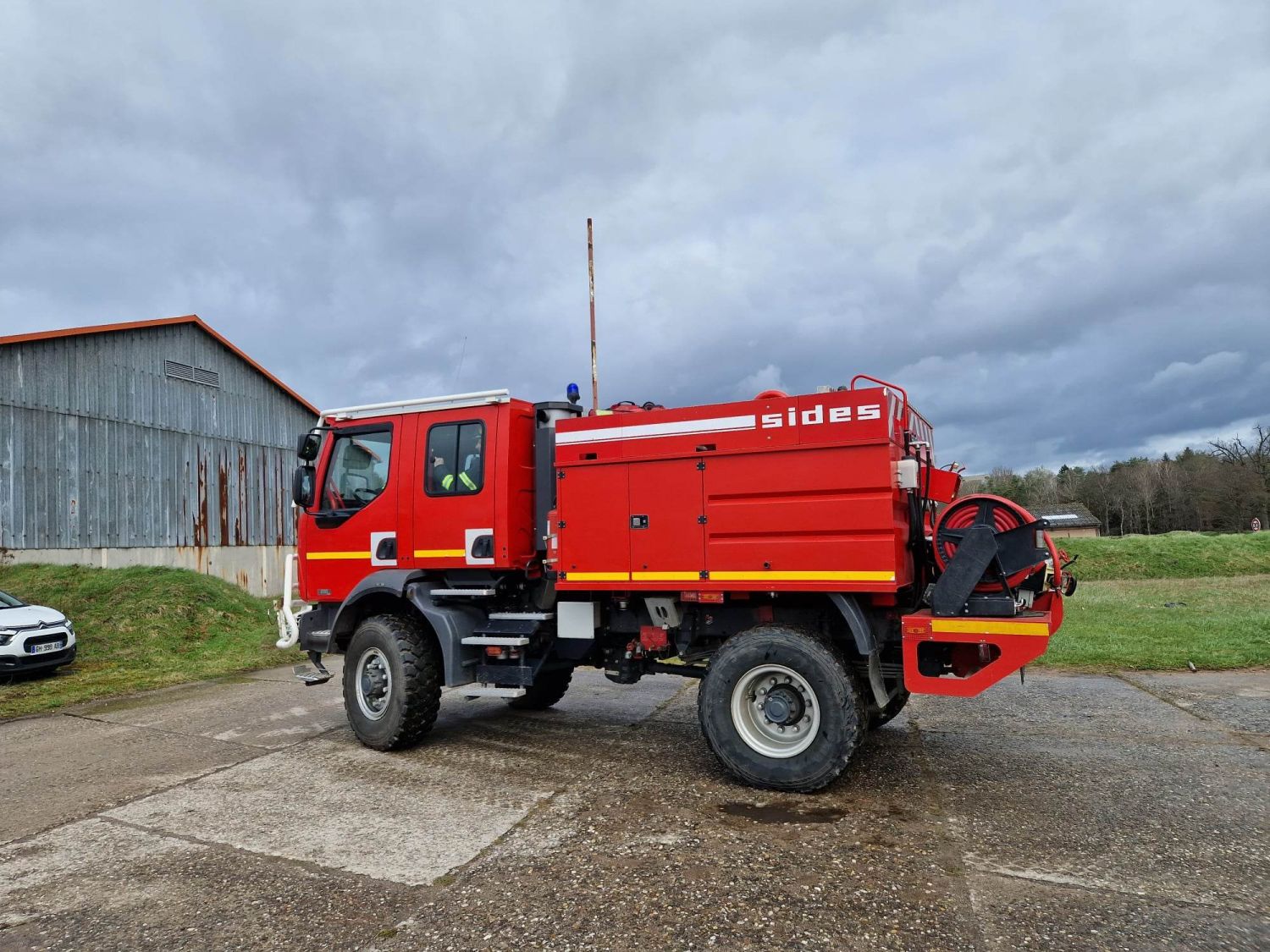 Un feu s’est déclaré dans une ferme à Landroff près de Morhange