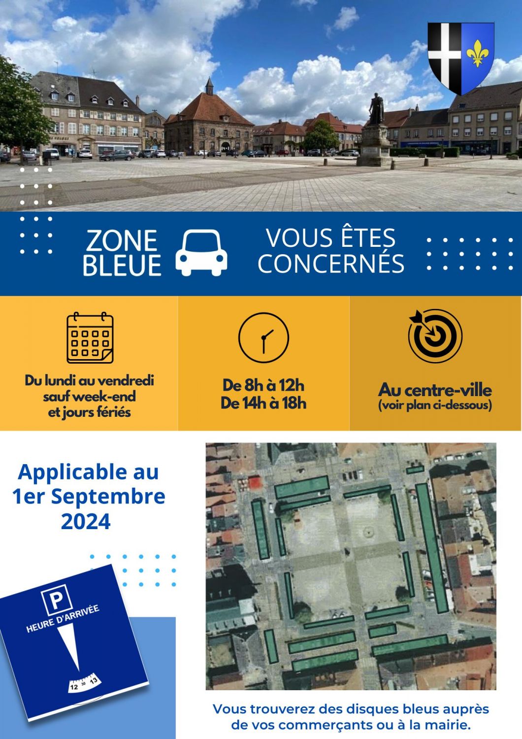 Pour redynamiser le centre-ville, Phalsbourg met en place une zone bleue