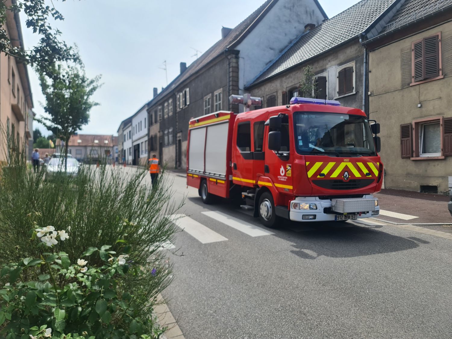 A Adamswiller, les pompiers sont intervenus pour une fuite d’acide dans un laboratoire de cristallerie