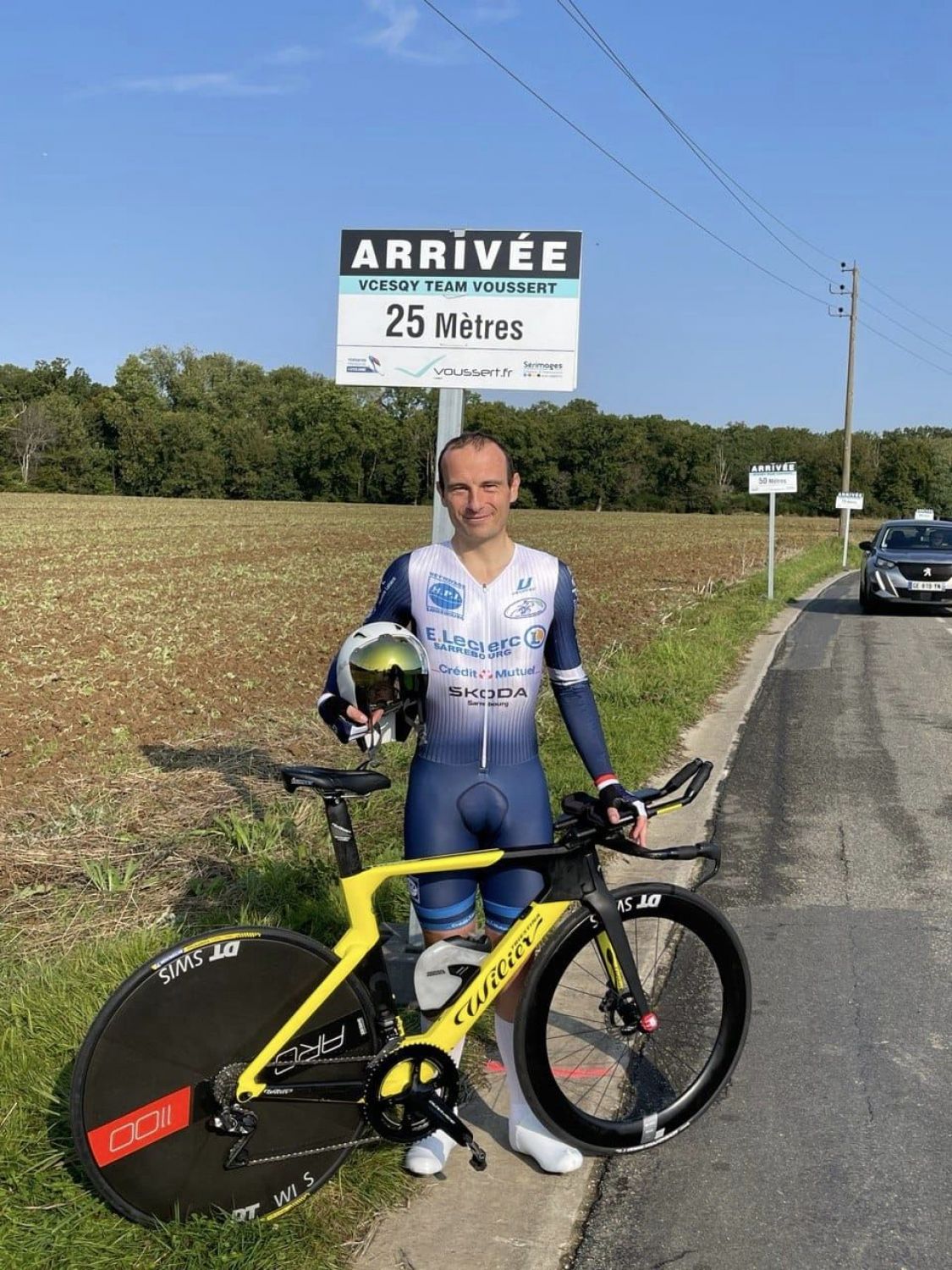 Fabien Di Filippo a remporté le championnat national des élus en cyclisme