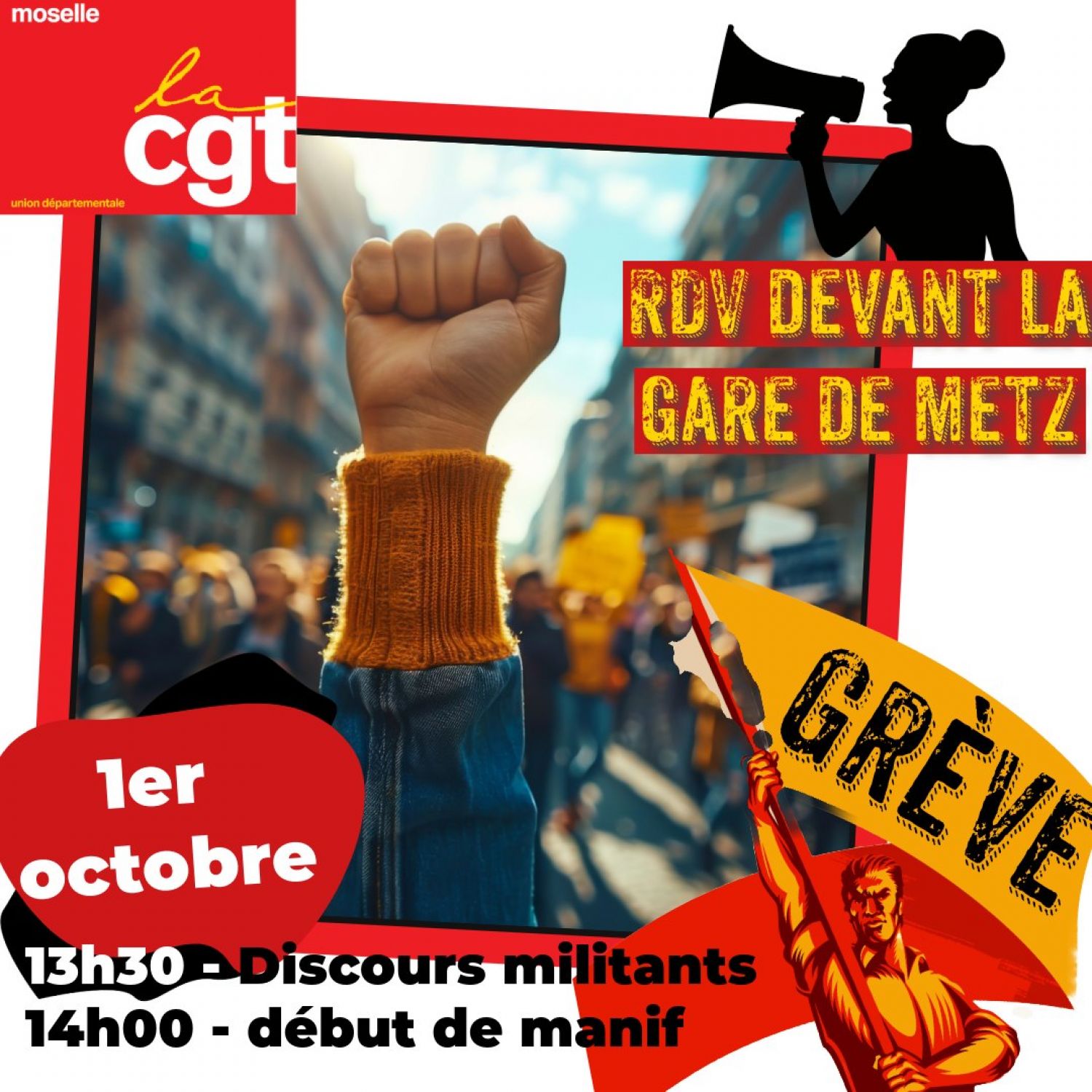 Une manifestation intersyndicale est organisée demain à Metz
