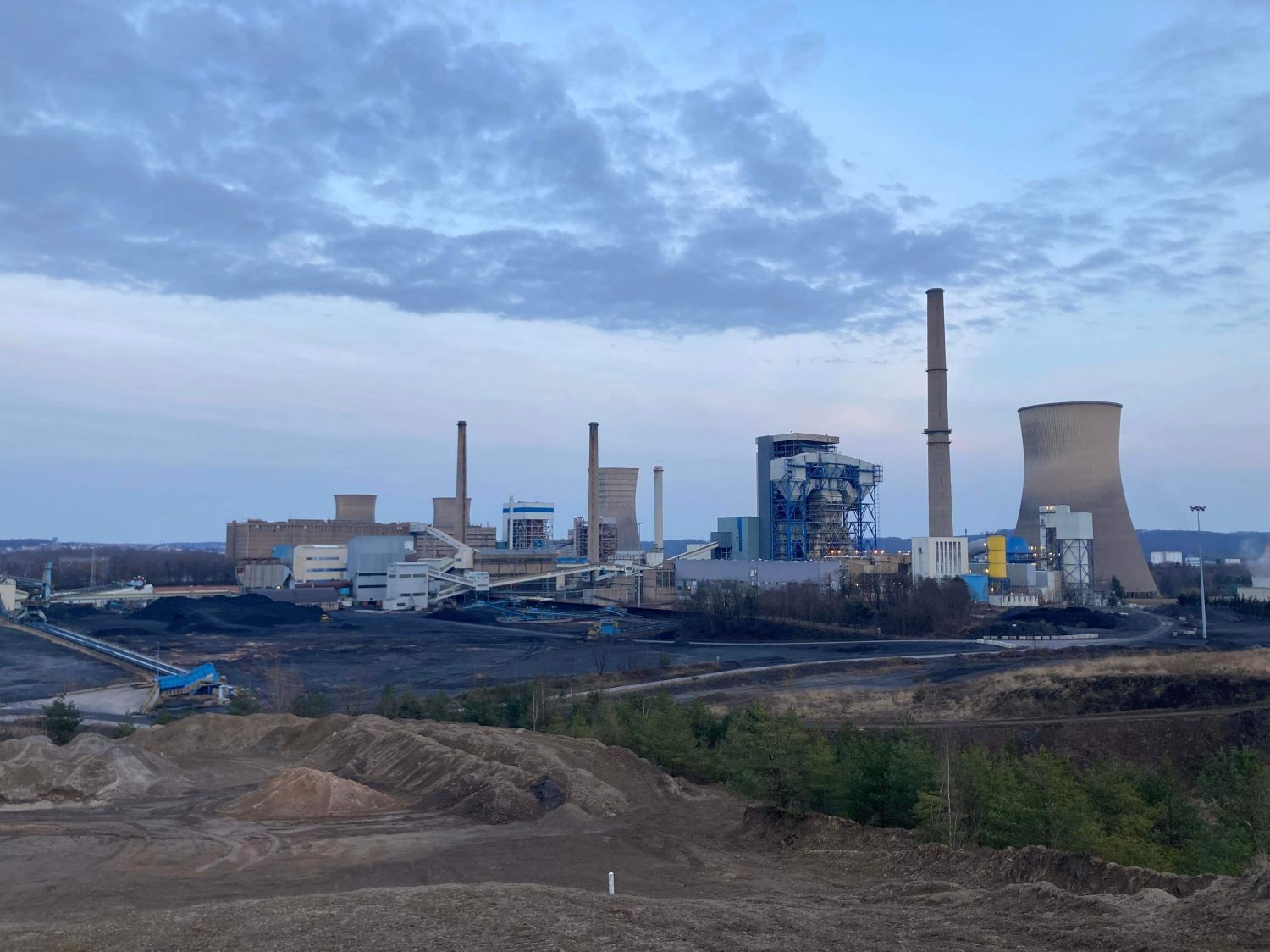 Avec la chute des températures, la centrale Emile Huchet reprend du service