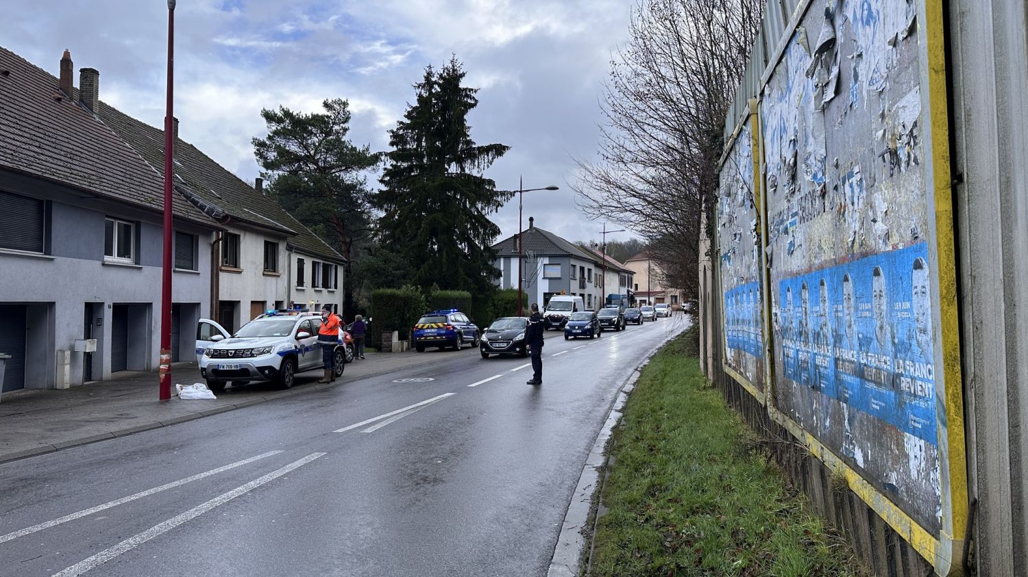 La RD603 est toujours fermée entre Moulin-Neuf et Saint-Avold