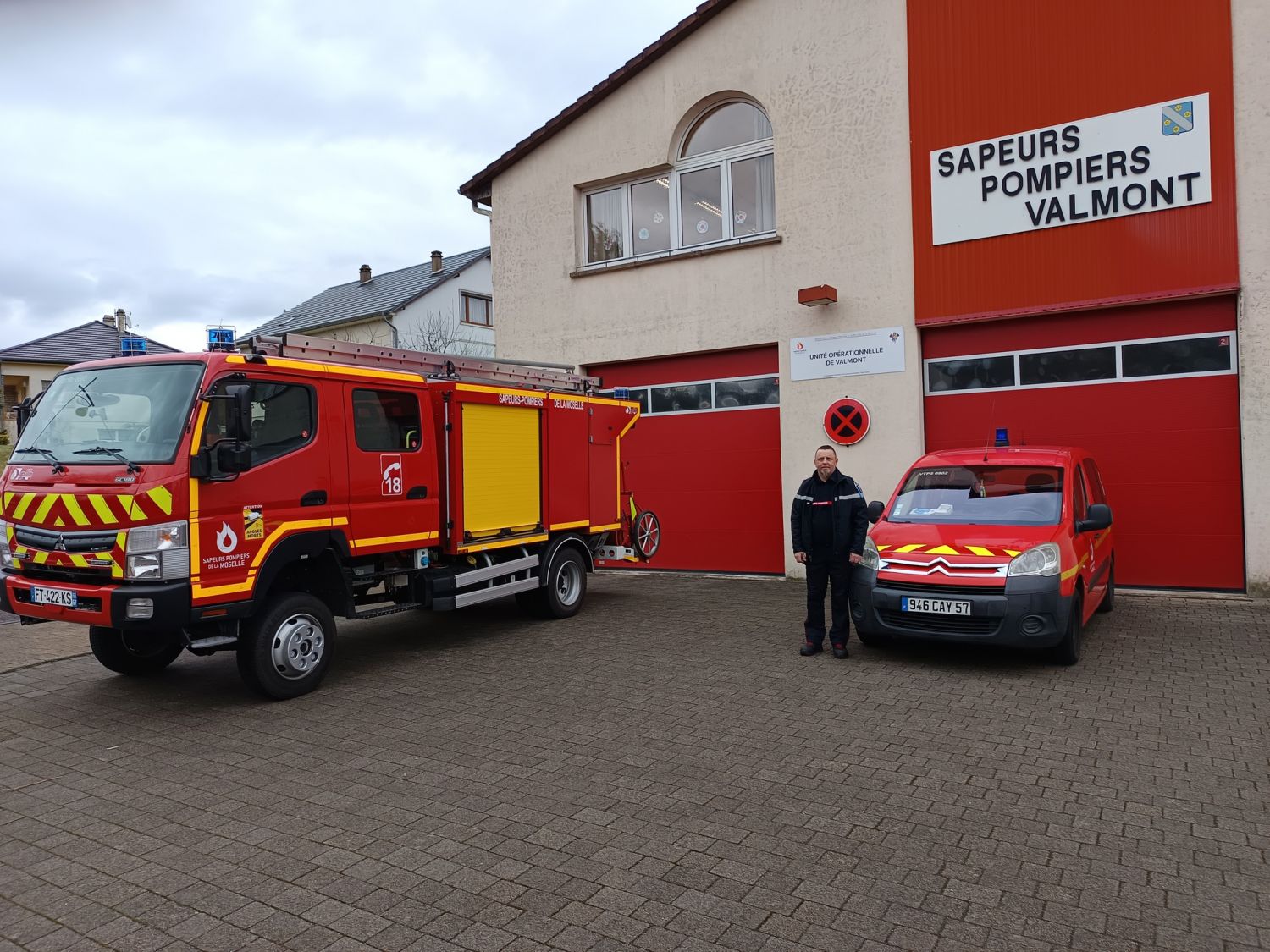 Les casernes des pompiers de Valmont et Folschviller ont fusionné