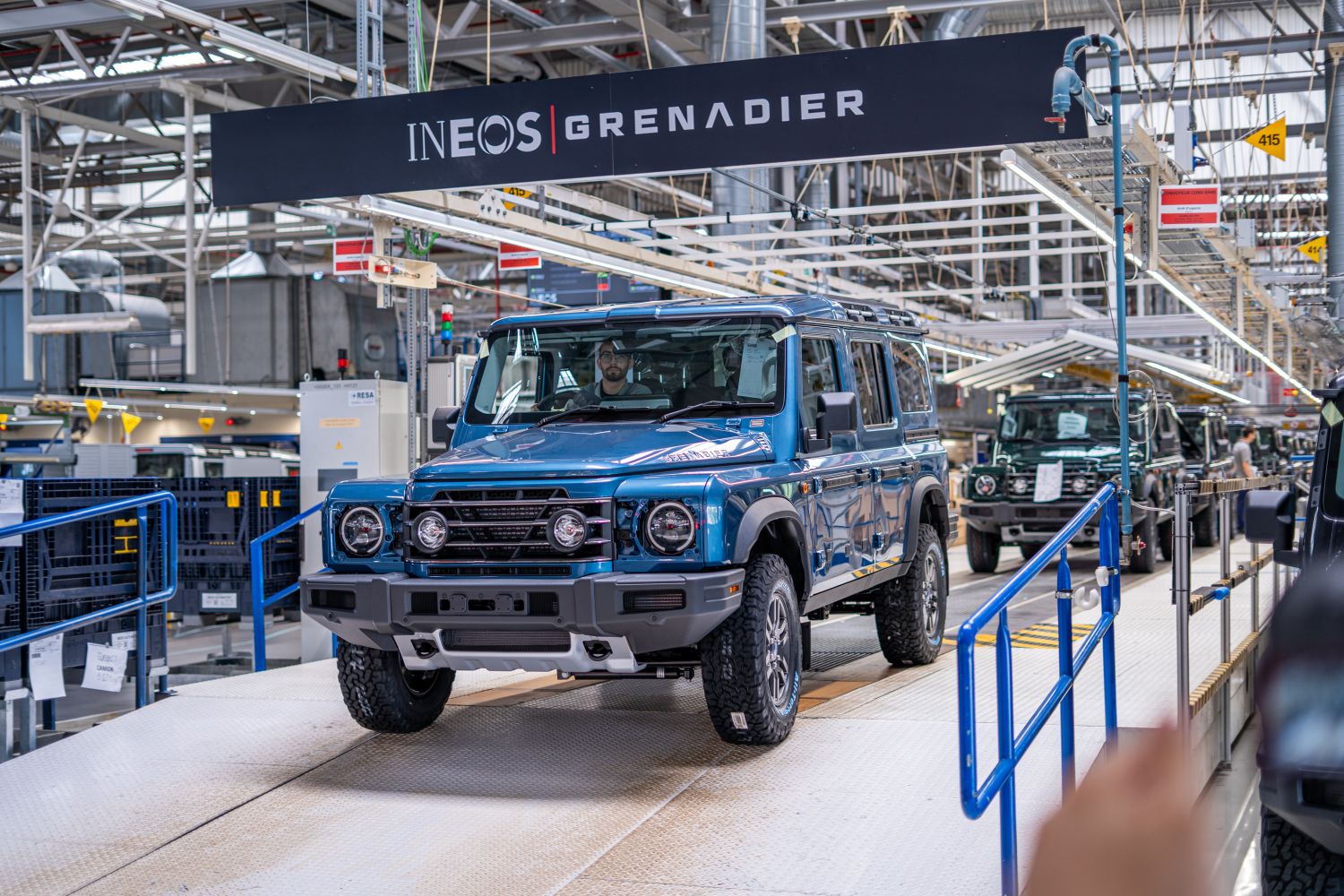 La production du 4x4 Grenadier reprend aujourd’hui chez Ineos à Hambach