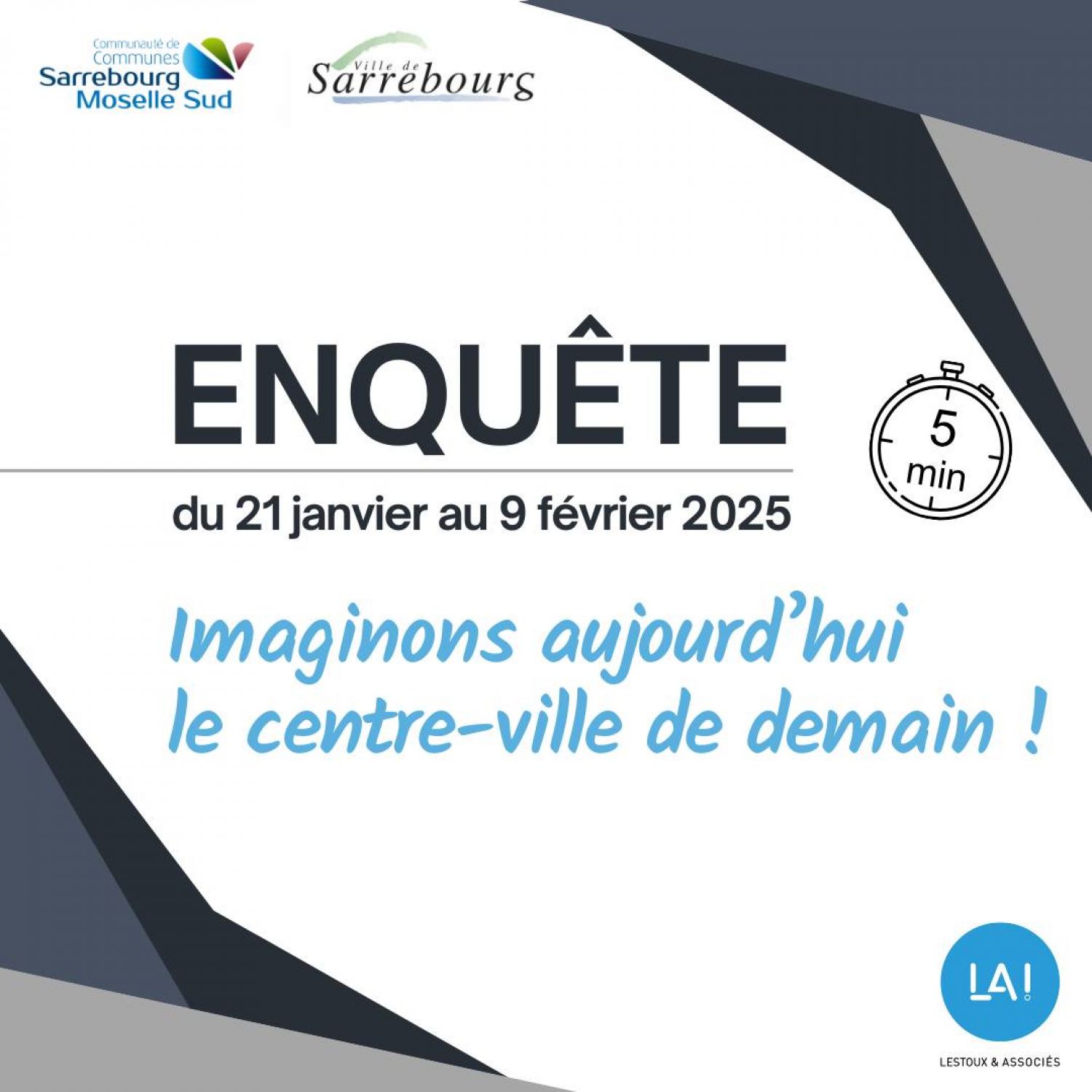 La communauté de communes de Sarrebourg lance une enquête sur le centre-ville