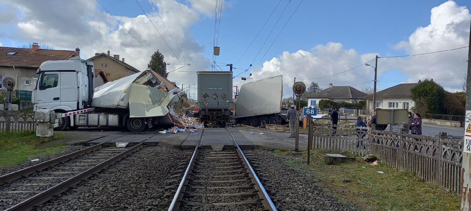 Un accident entre un camion et un train a eu lieu à Bénestroff